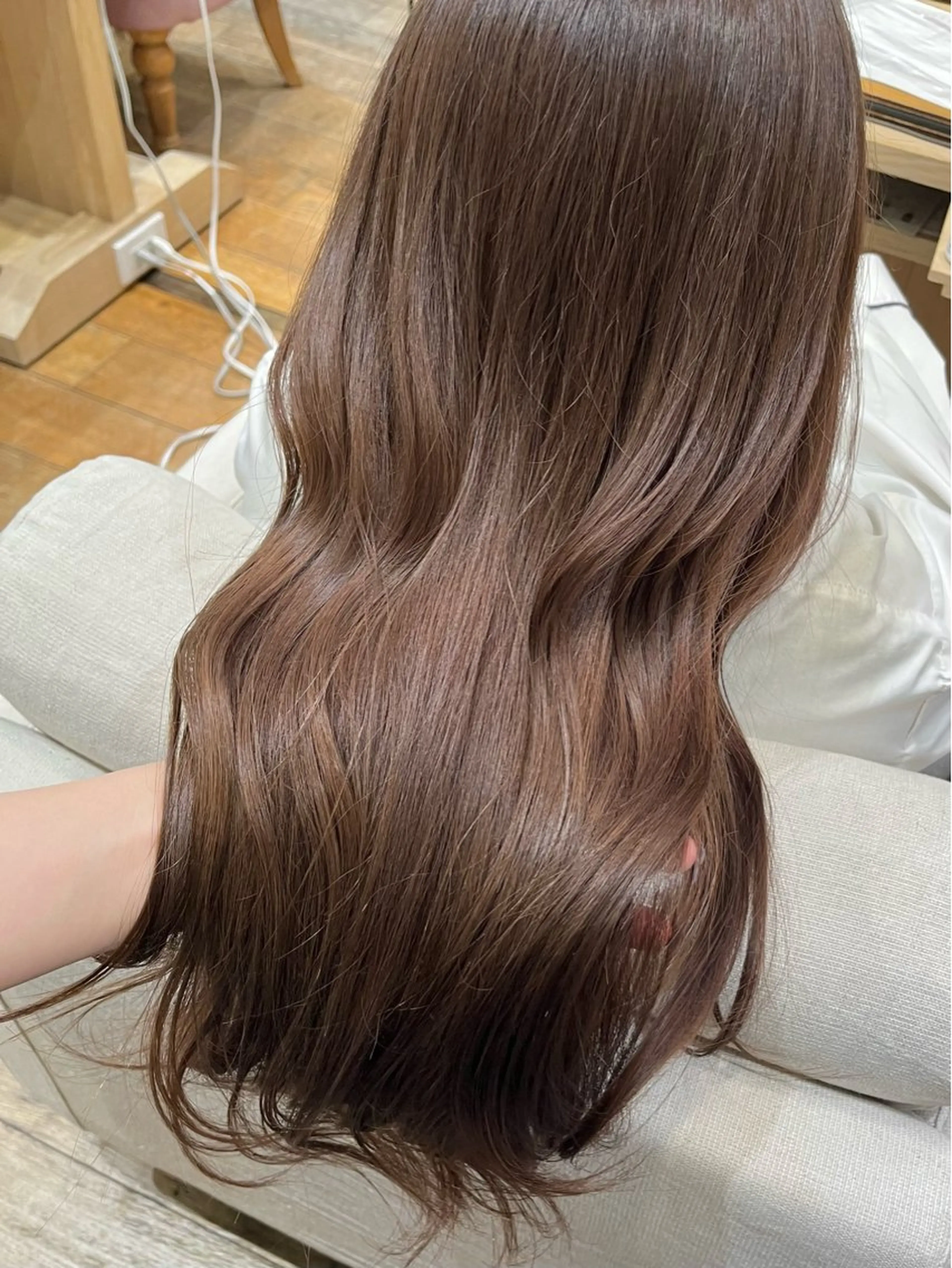 ロング カラー ベージュカラー ヘアカラー 暖色カラー/似合わせ カット/名古屋/辻のヘアスタイル