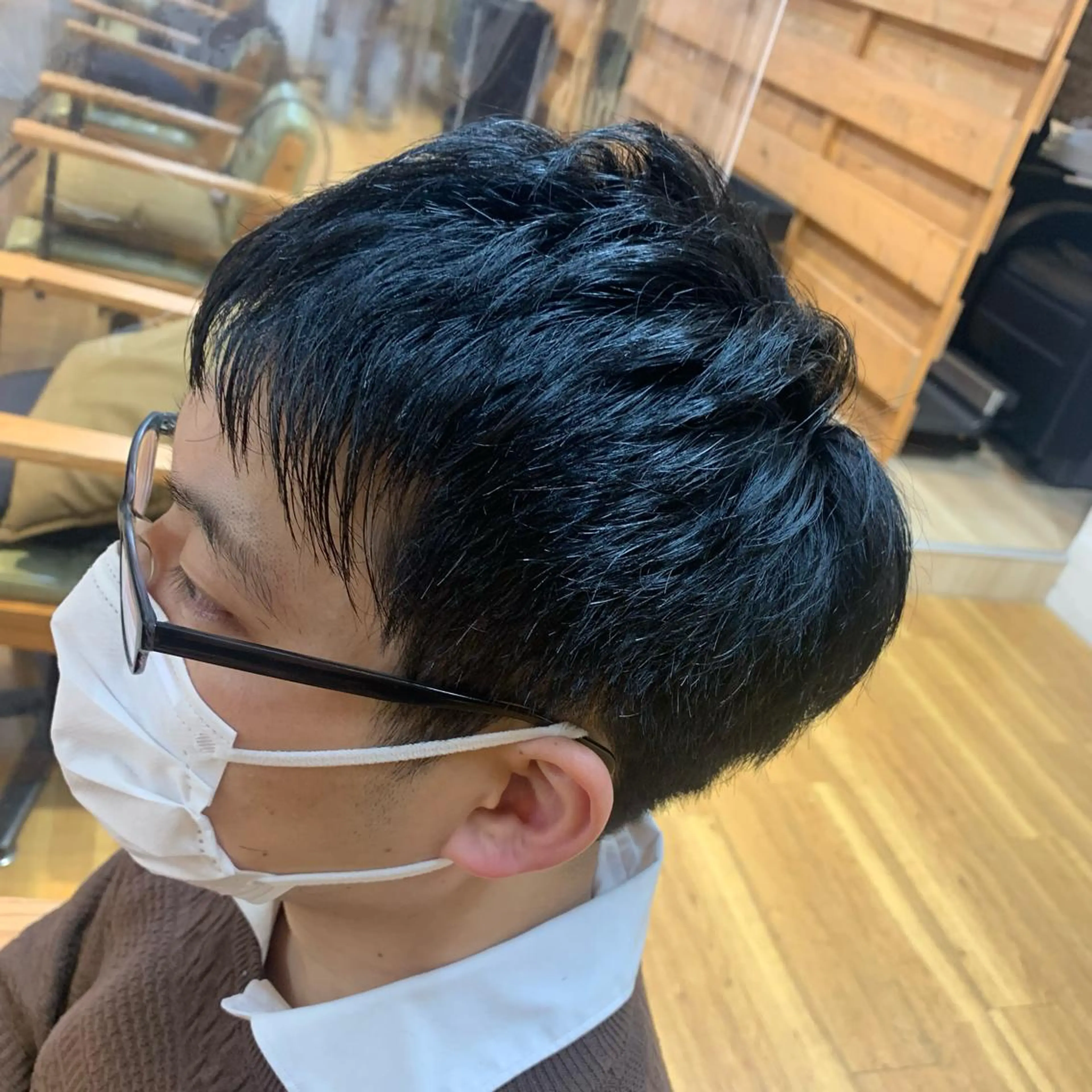 メンズ ショート🌼パーマ 本間正子のヘアスタイル