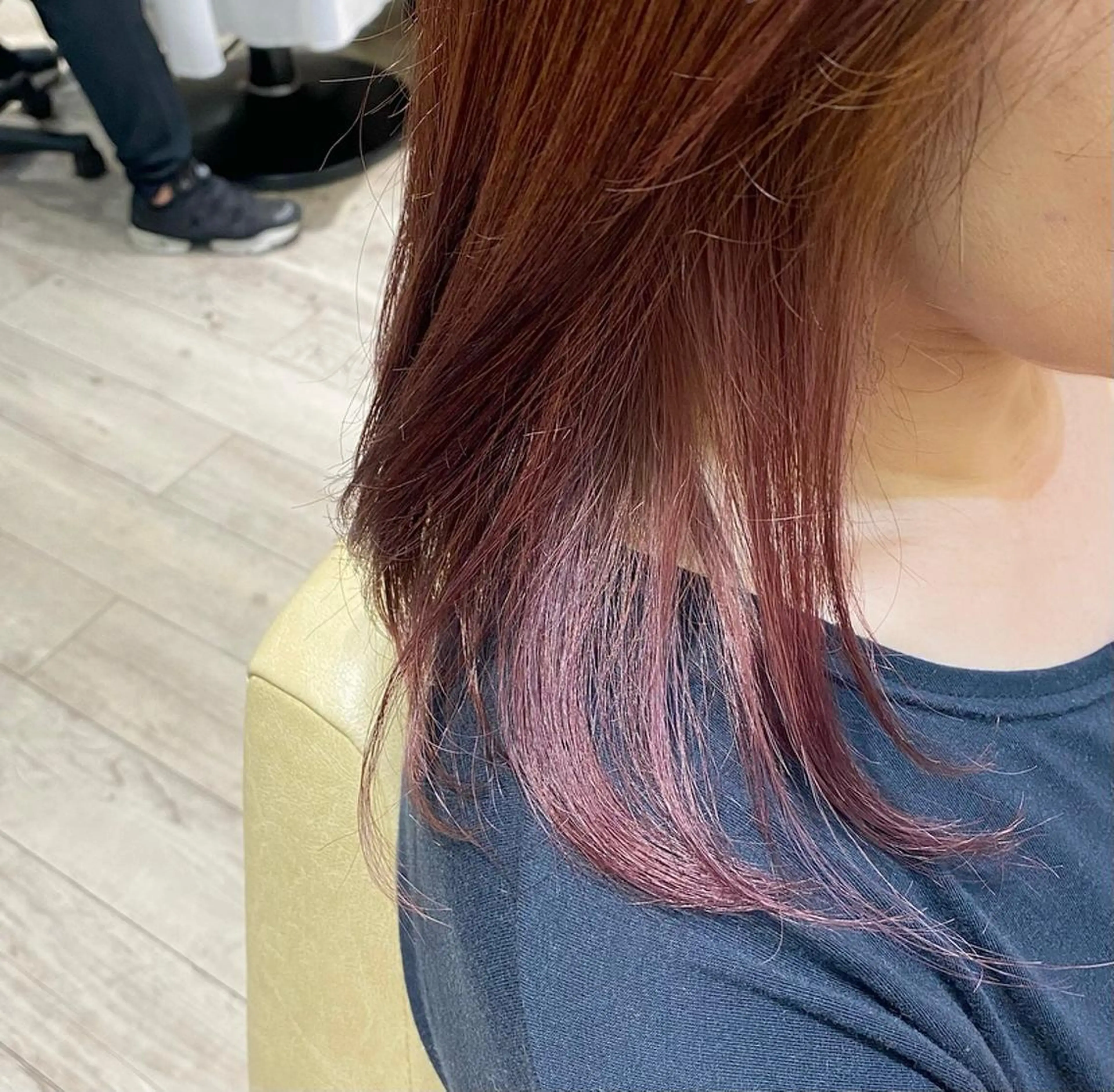 カラー ピンクカラー 後藤 瀬奈のヘアスタイル