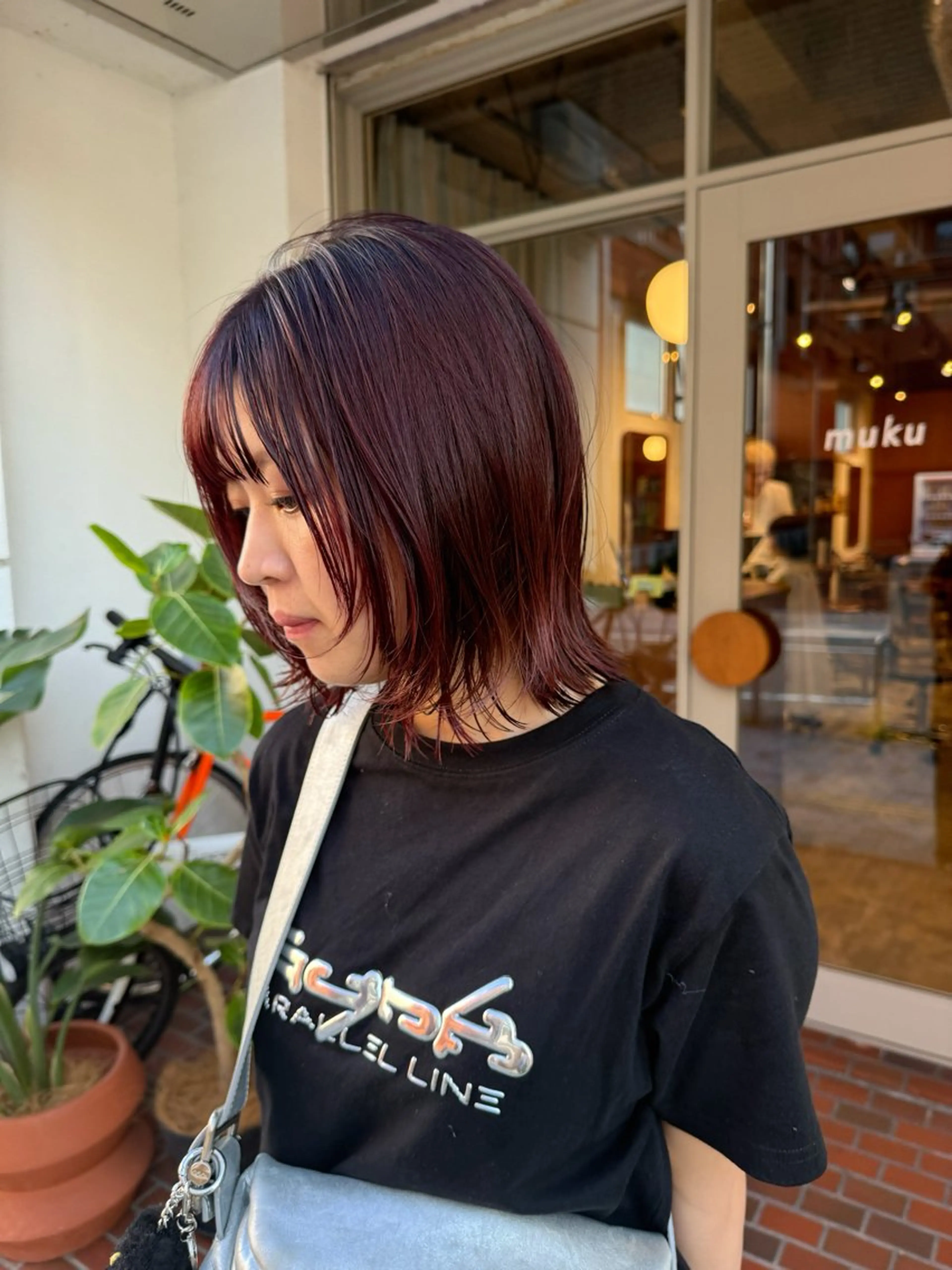 ミディアム ヘアカラー トリートメント muku所属・ボブ/パーマ /muku サリのヘアスタイル