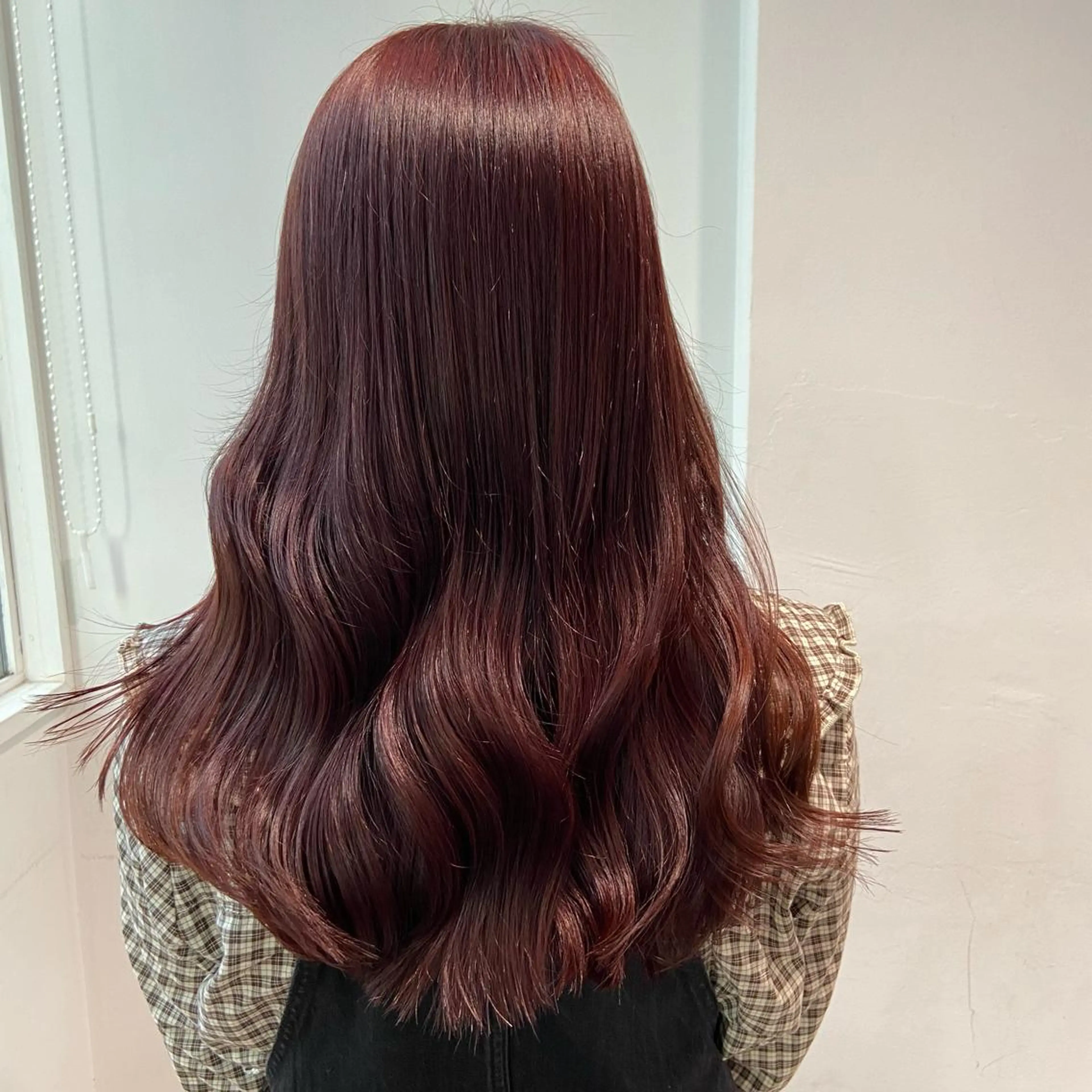 ロング カラー ヘアアレンジ トレンドモテカラー 🩷色落ちまで可愛くのヘアスタイル