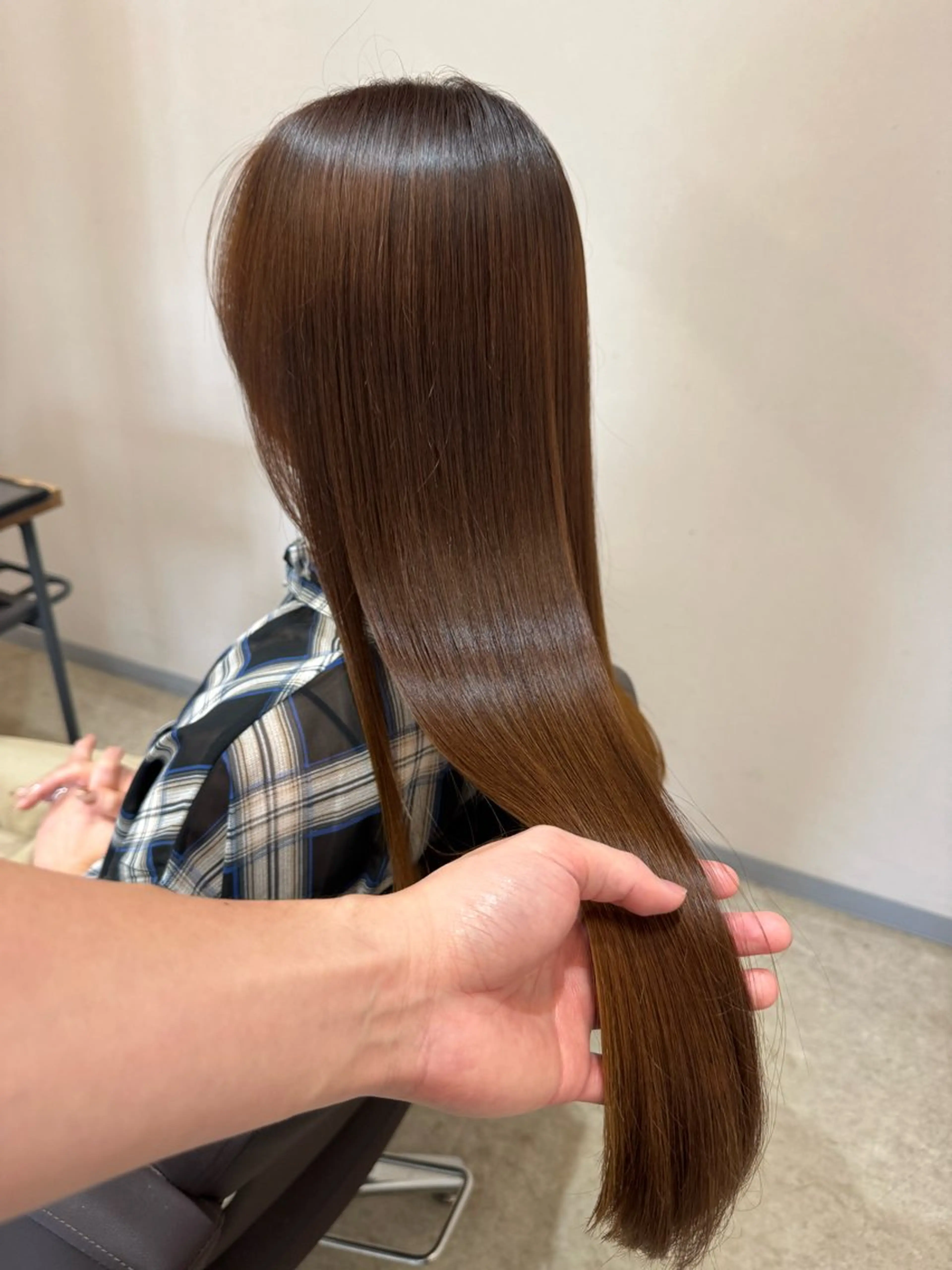 ロング ボブ 韓国風ヘア レイヤーカット ロング 縮毛矯正 ✨髪質改善美髪矯正✨ ボブ/韓国レイヤー✨のヘアスタイル