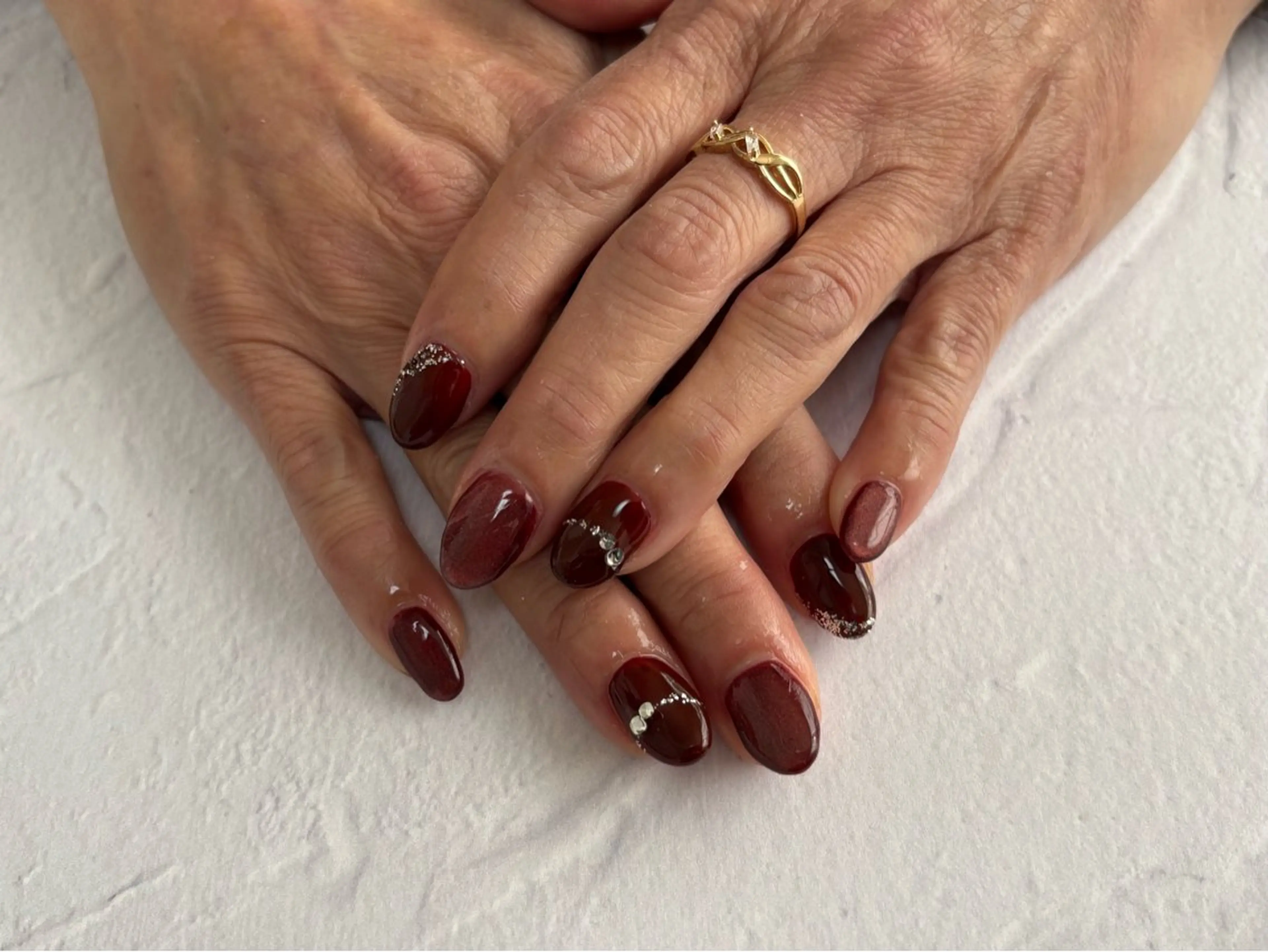 ネイル ハンドネイル 愛川町 あんすりうむのネイルデザイン