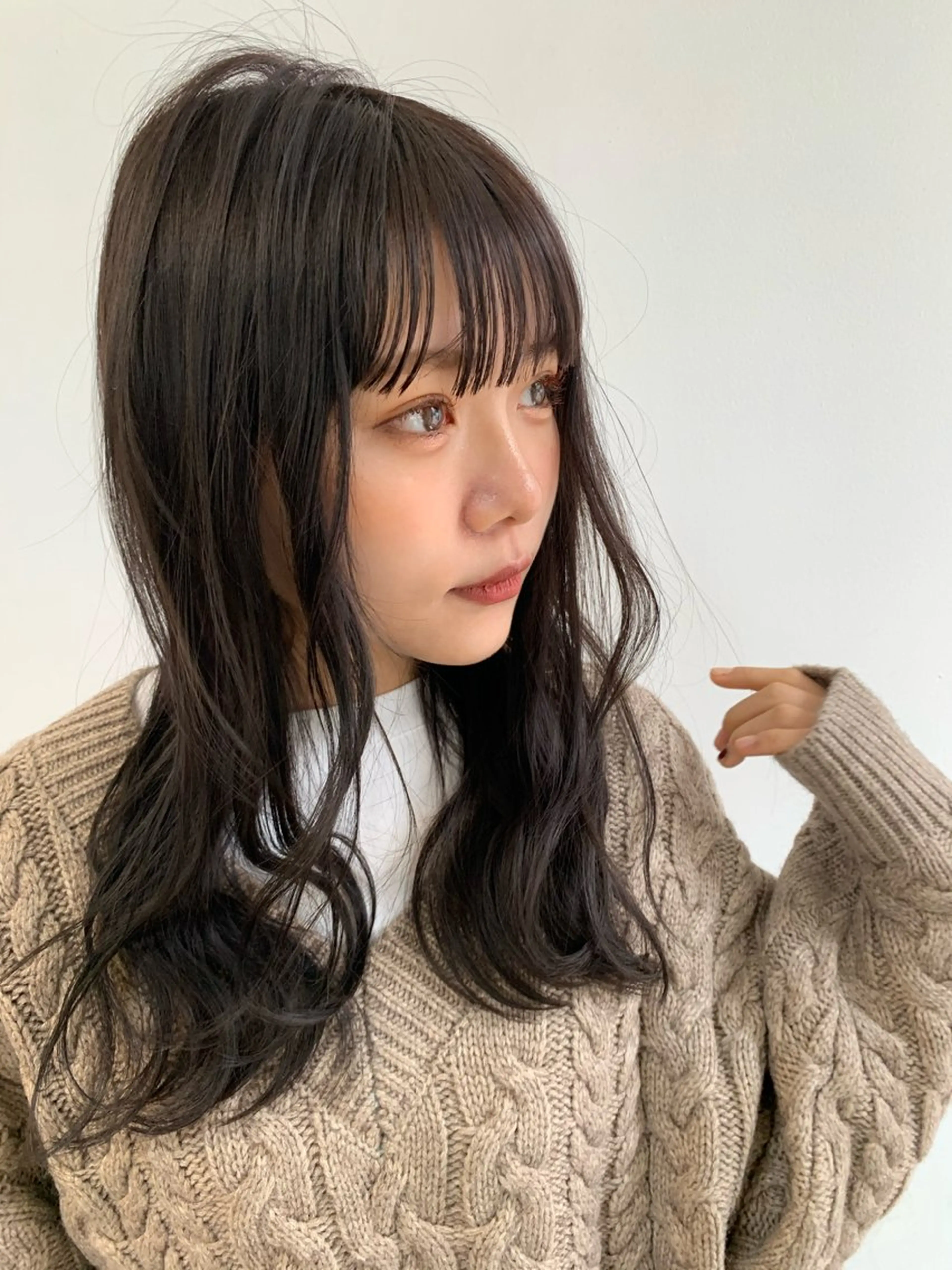 ロング カラー パーマ stylist/ボブ ことの/韓国レイヤーのヘアスタイル