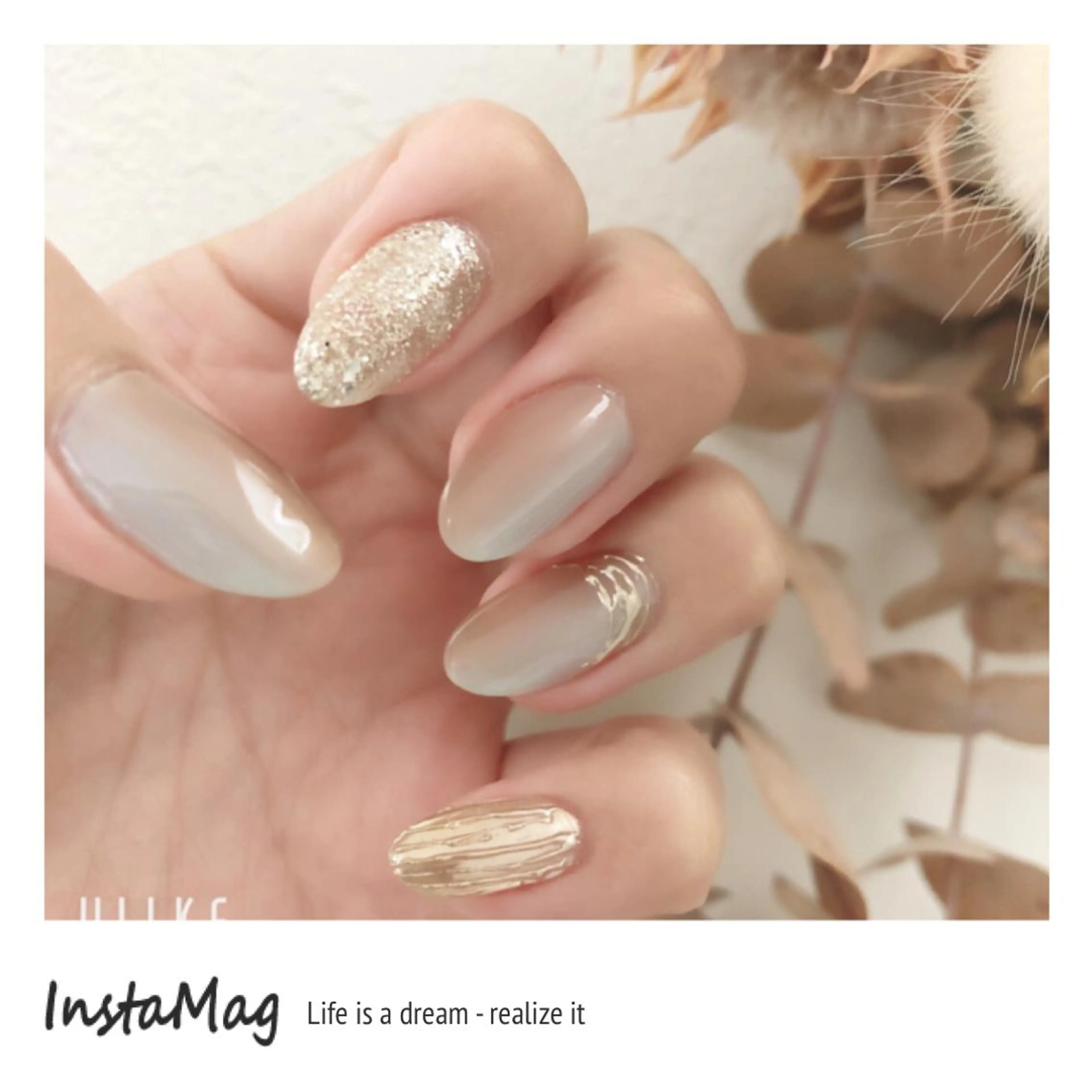 ネイル ジェルネイル ミラーネイル スカルプネイル Azulsou 廣川愛のネイルデザイン