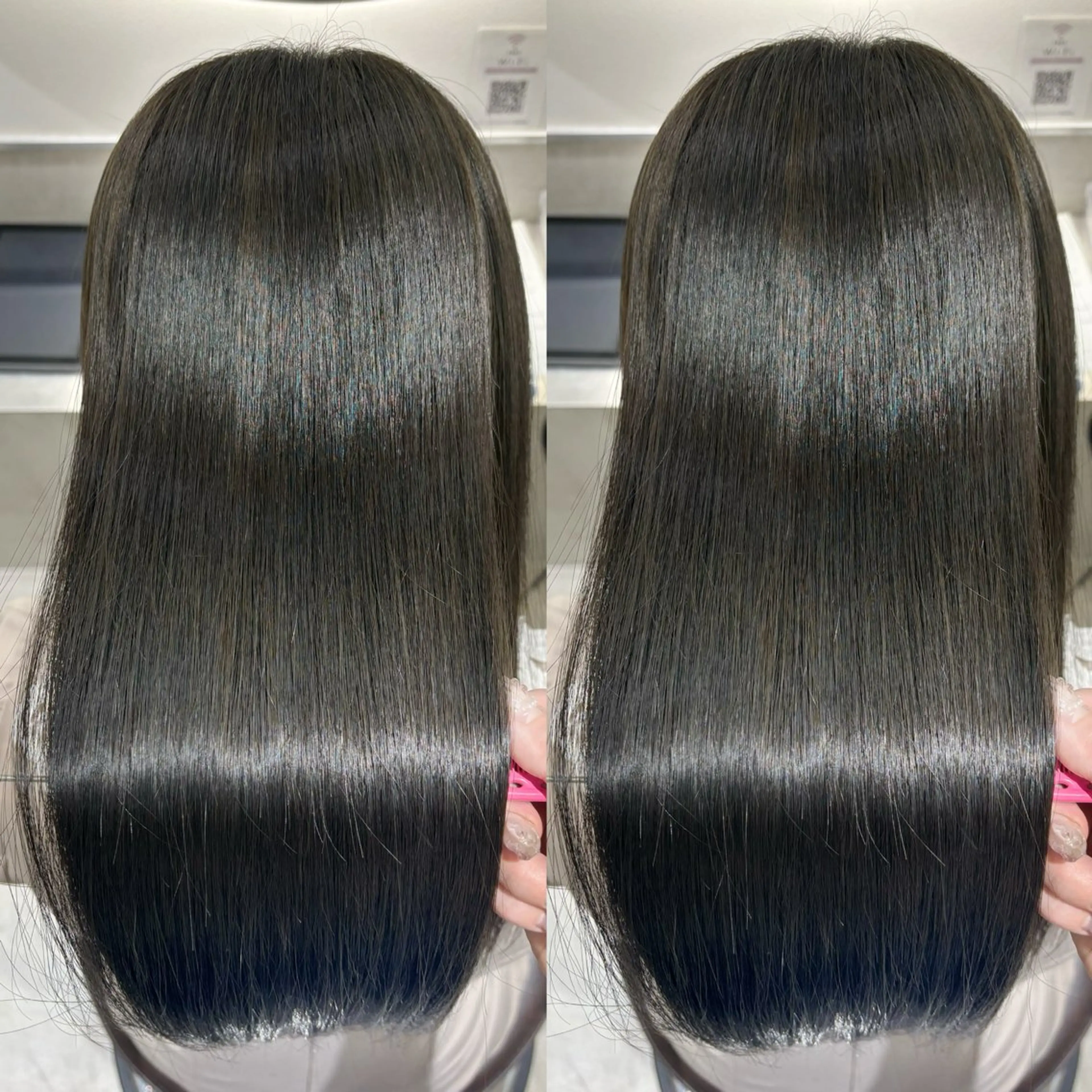 セミロング トリートメント 髪質改善/レイヤー× 縮毛矯正🤍maiのヘアスタイル