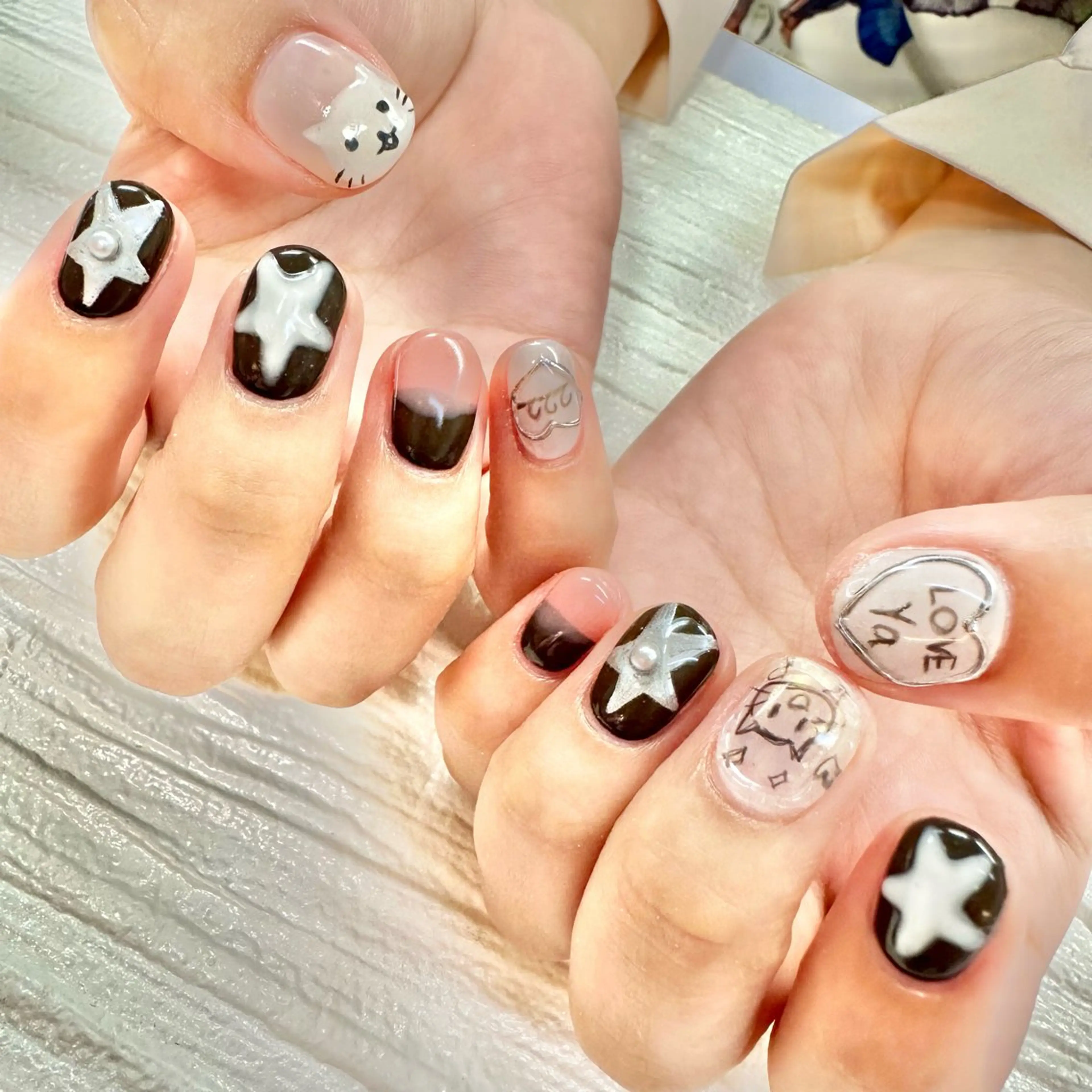 ネイル 韓国ネイル ワンホンネイル 🤎CHARME NAIL🤎のネイルデザイン