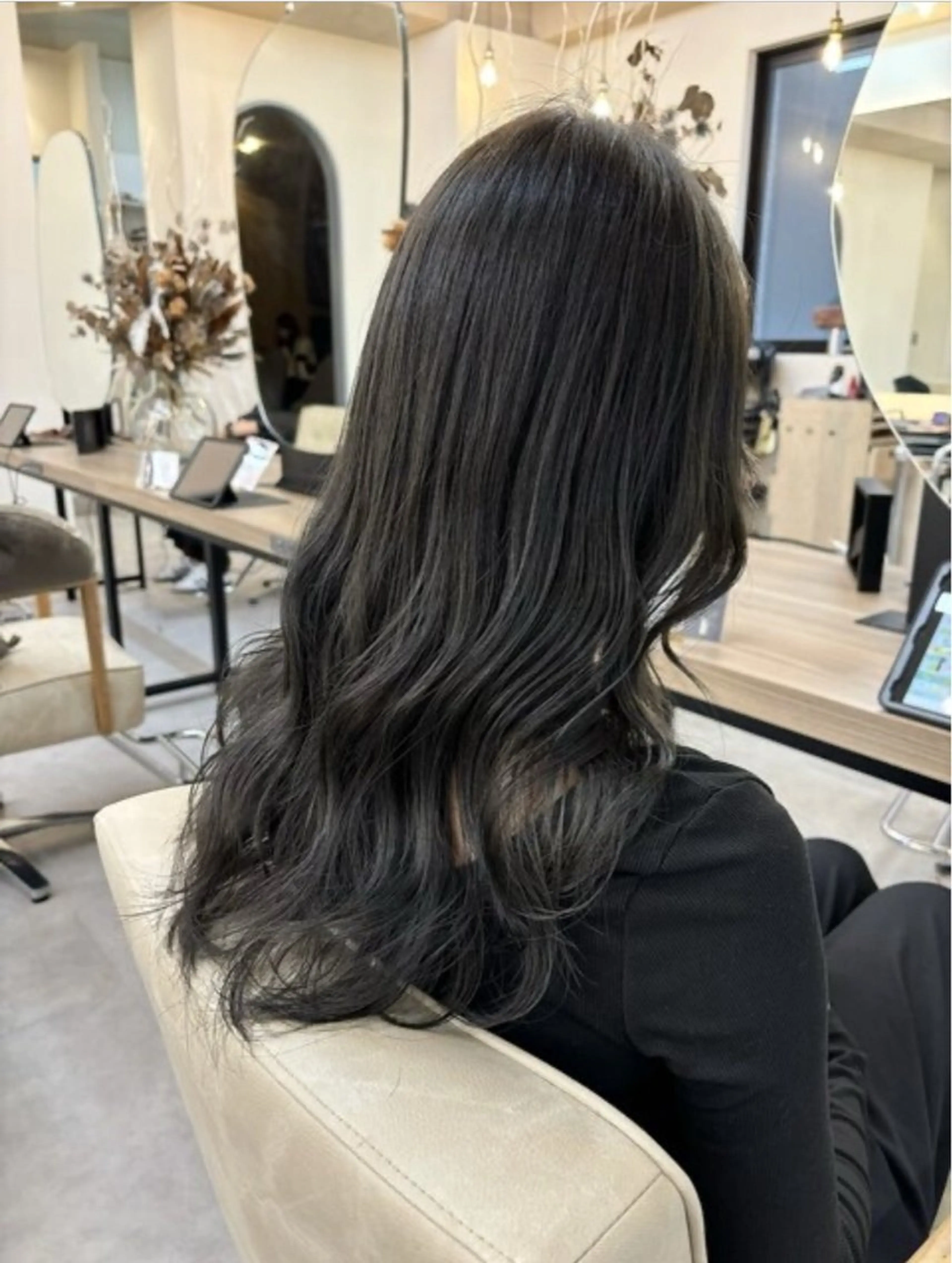 ロング カラー 暗髪/艶カラー /yaekaのヘアスタイル