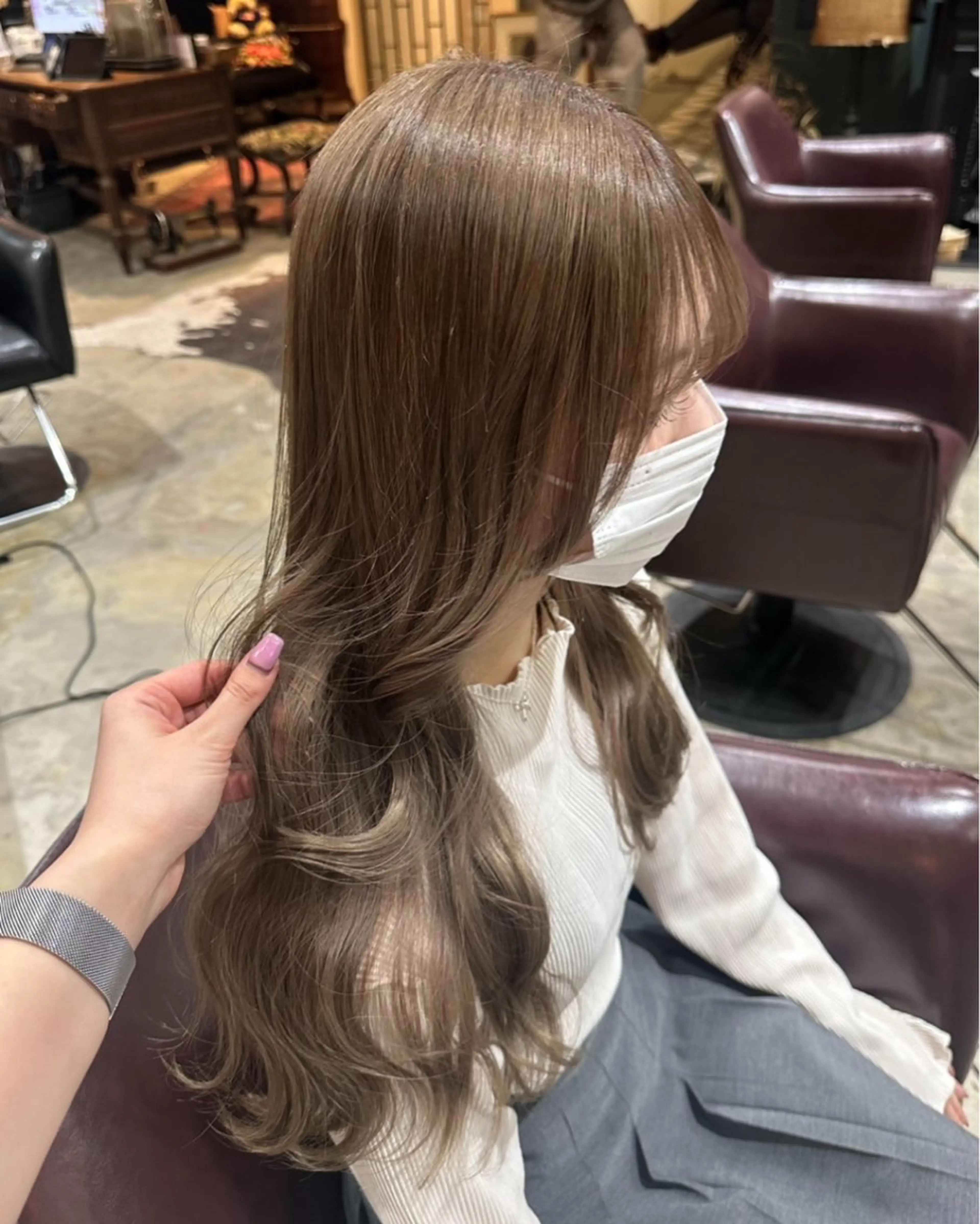 ロング もりやま りりかのヘアスタイル