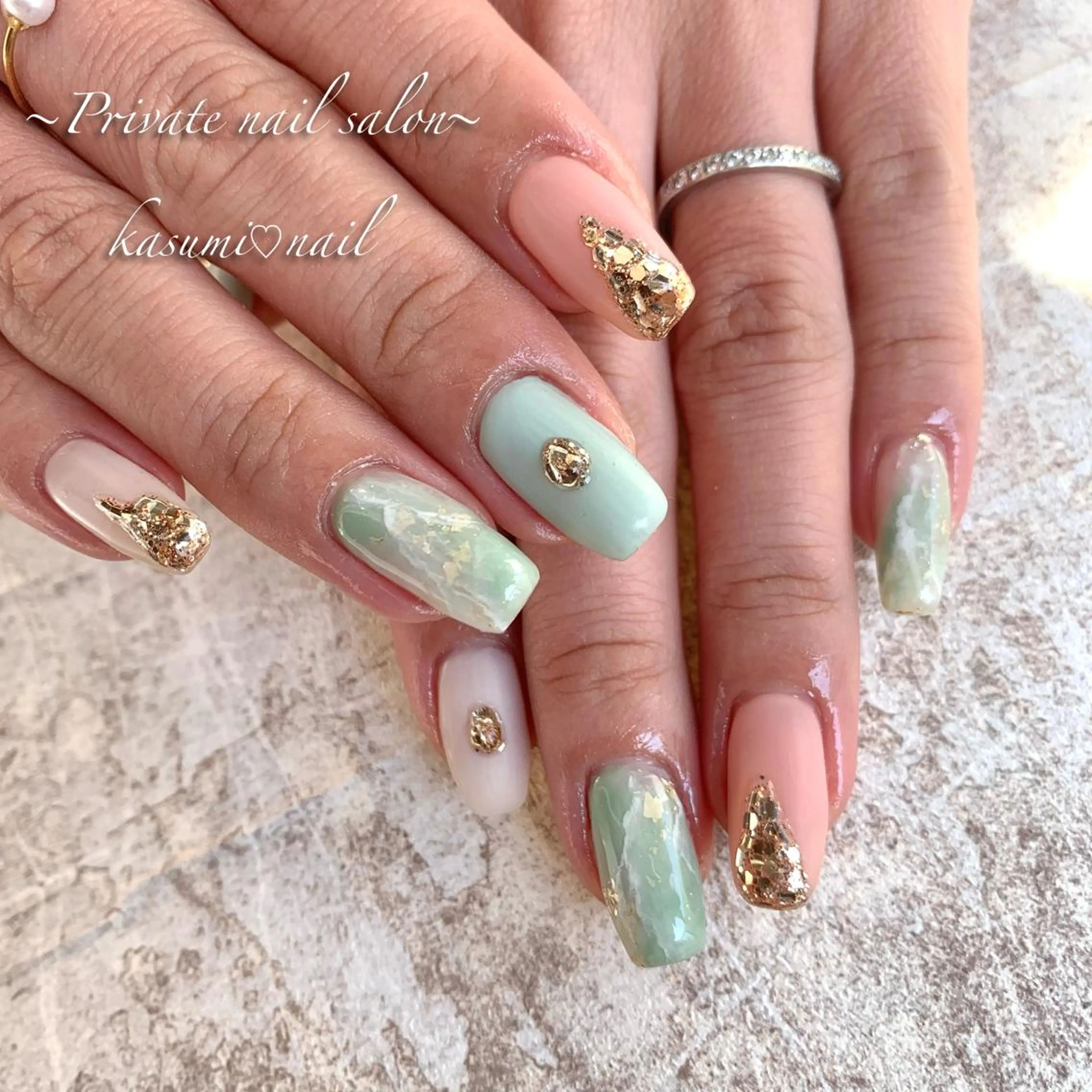 ネイル ニュアンスネイル 春ネイル KASUMI♡ Nailのネイルデザイン