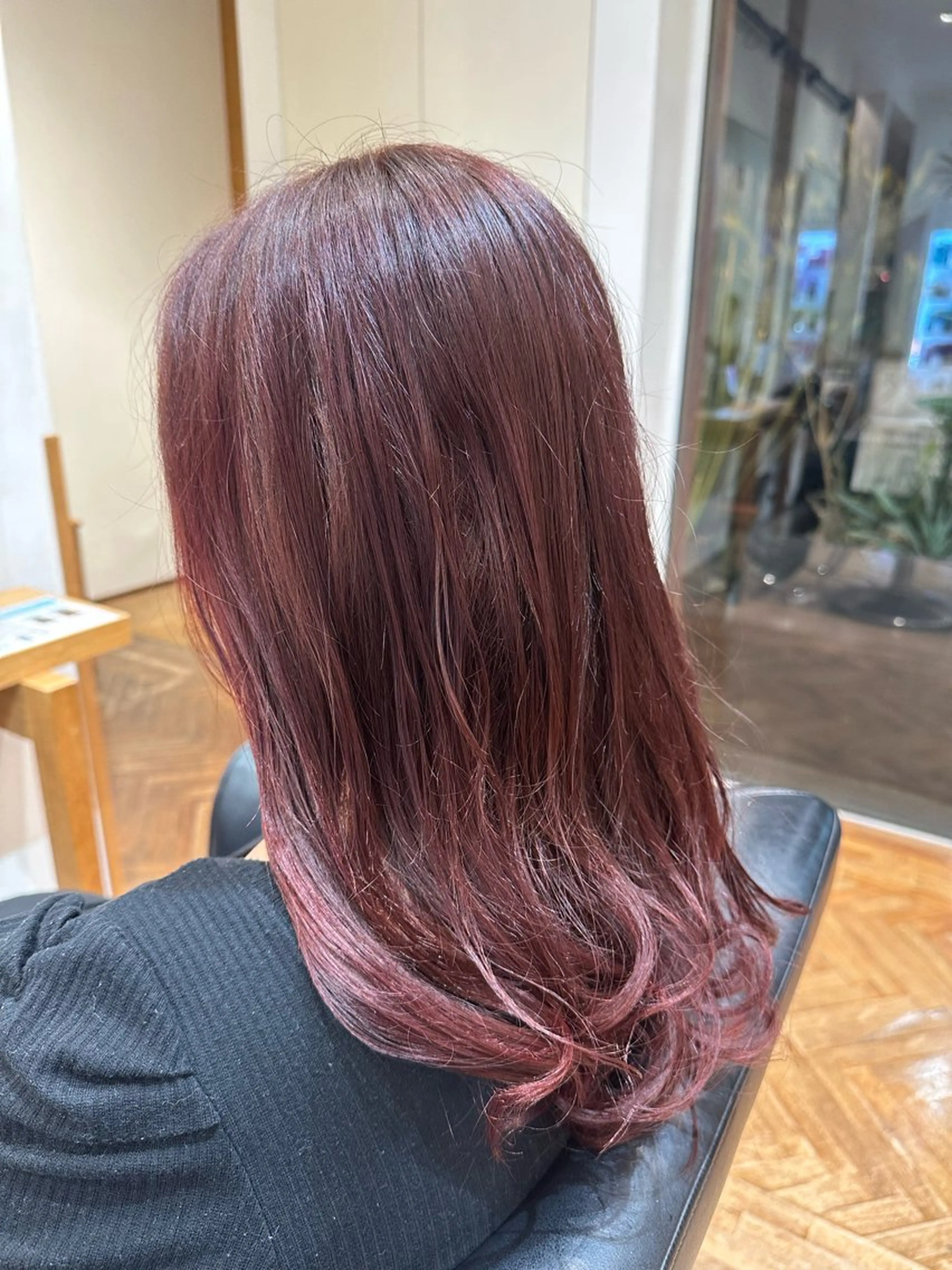 カラー ピンクカラー 鈴木 優斗のヘアスタイル