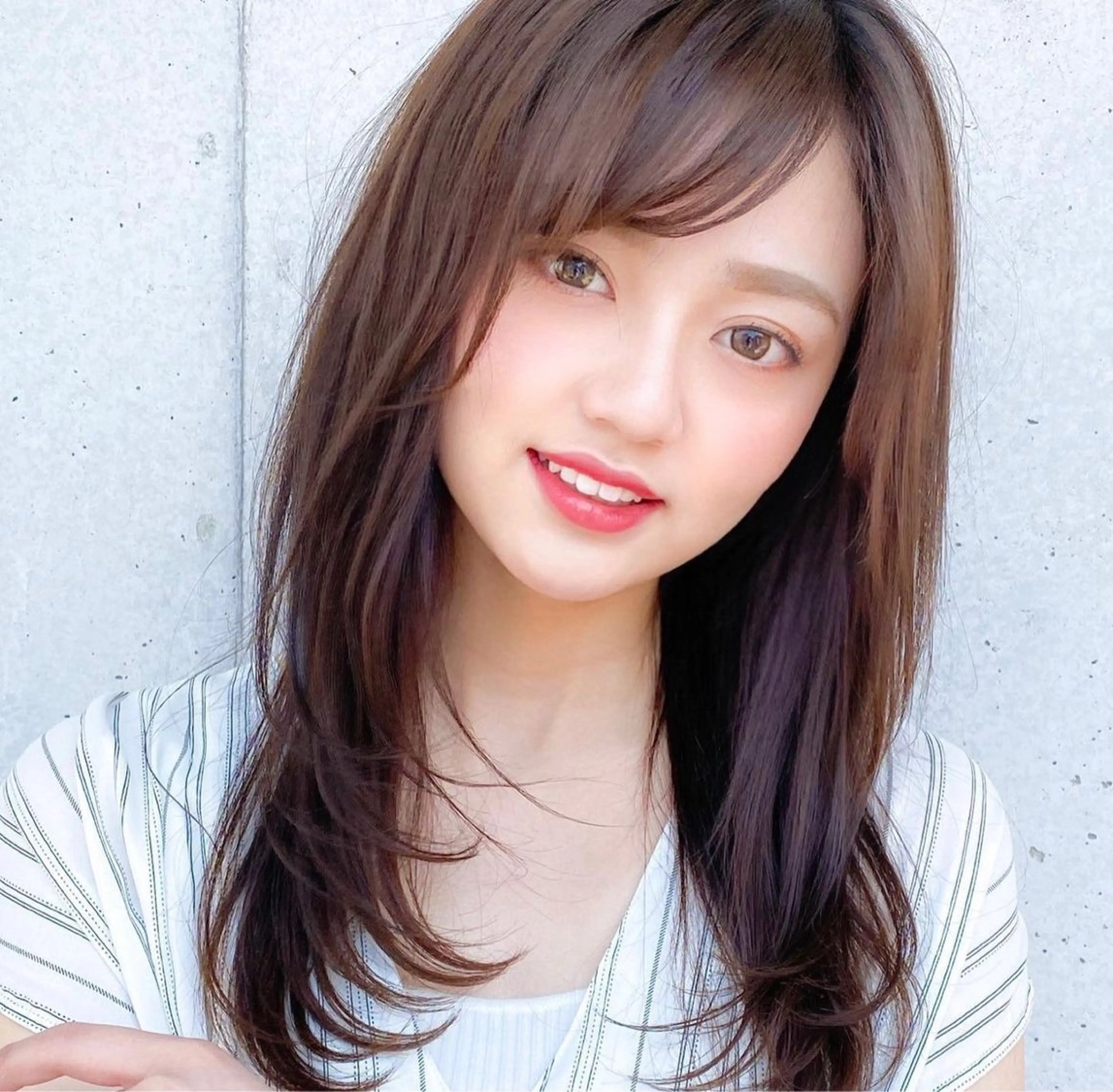 ロング 梅原 大和のヘアスタイル