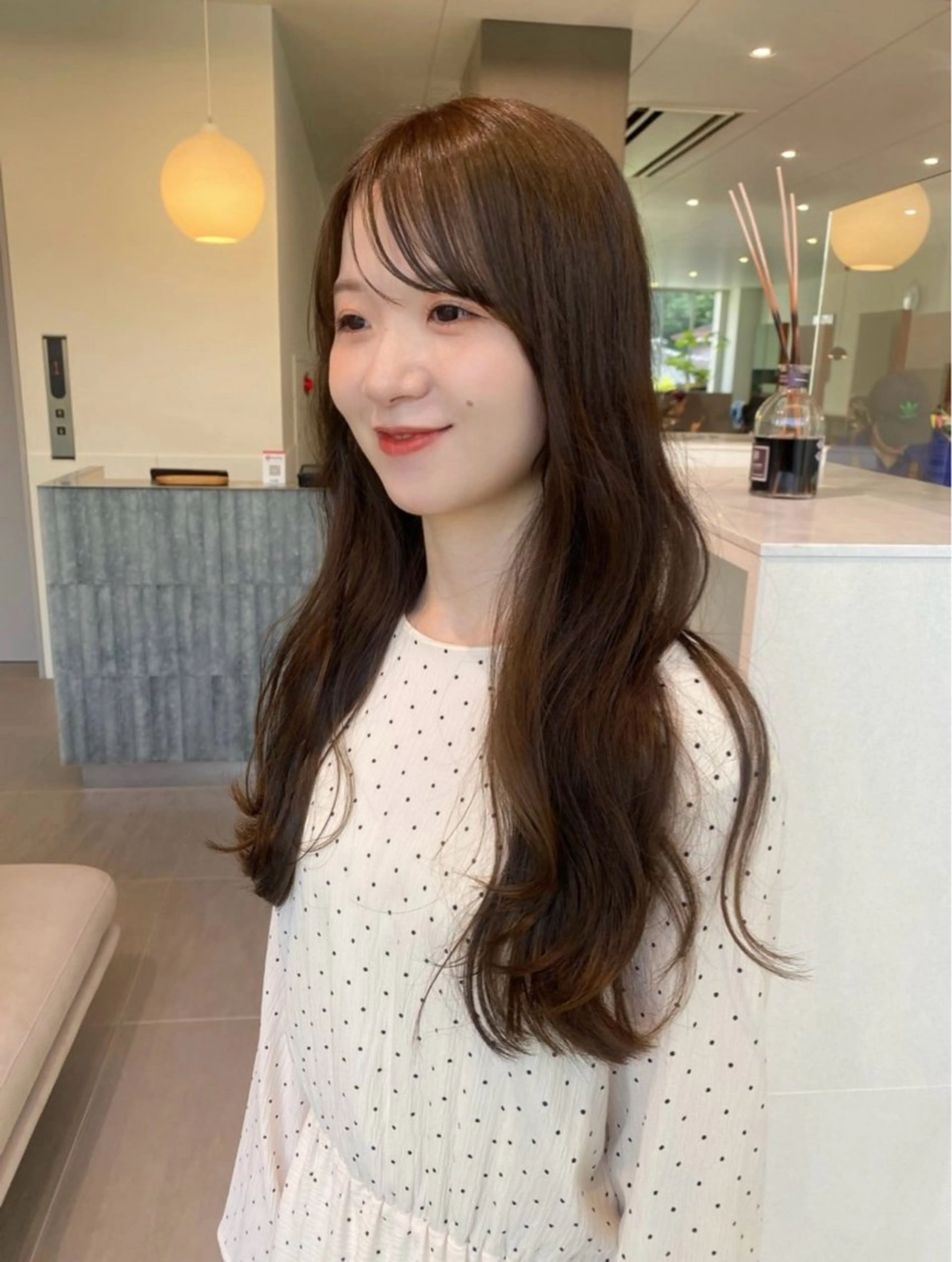 ロング カラー ベージュカラー ブラウンカラー ブラウンベージュ カット 透明感×レイヤーカッ ト🌼kiraraのヘアスタイル