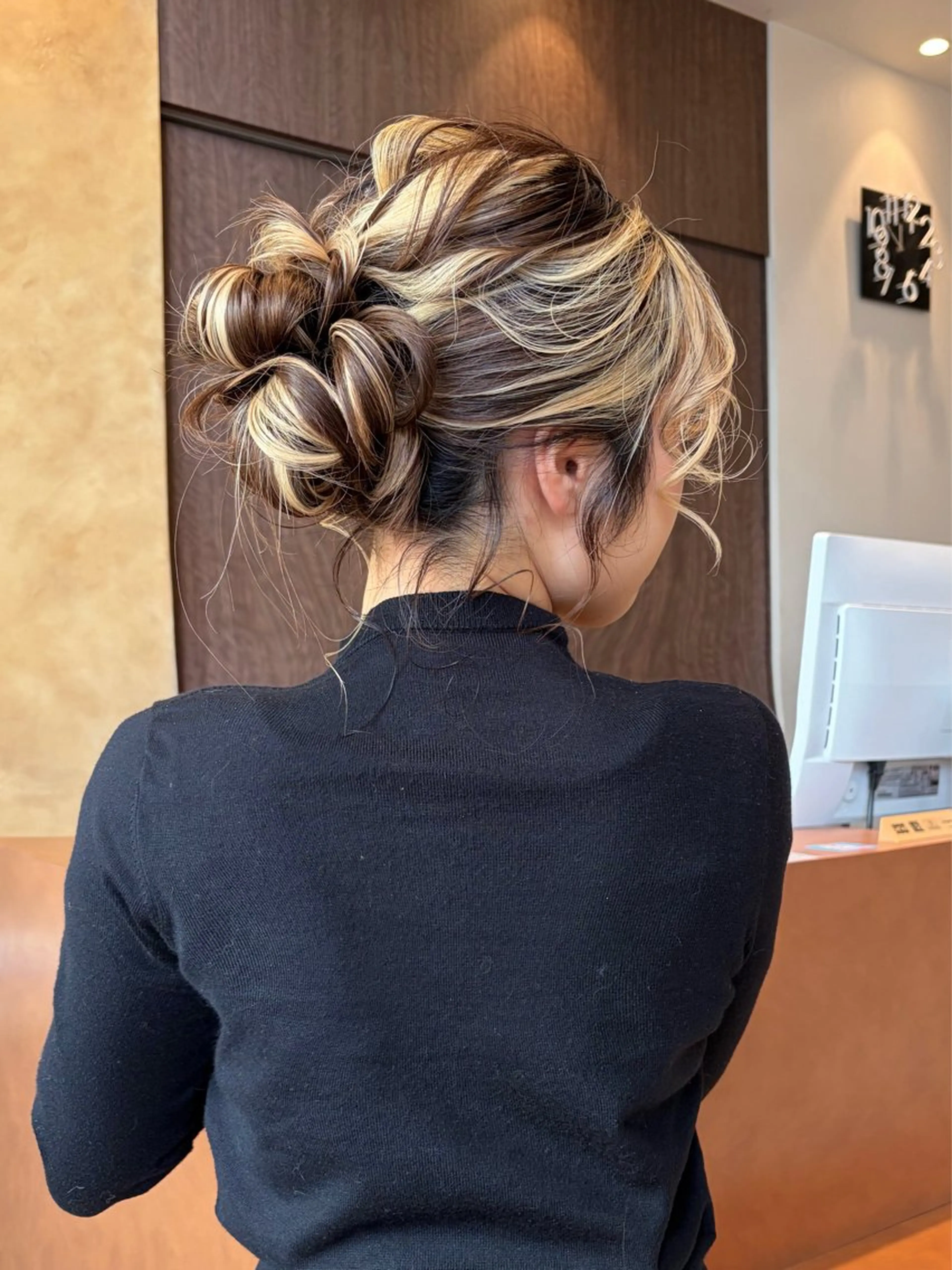 ヘアアレンジ デート ヘアセット ブリーチ・ツヤ髪特化 レイヤー🥝ルナのヘアスタイル