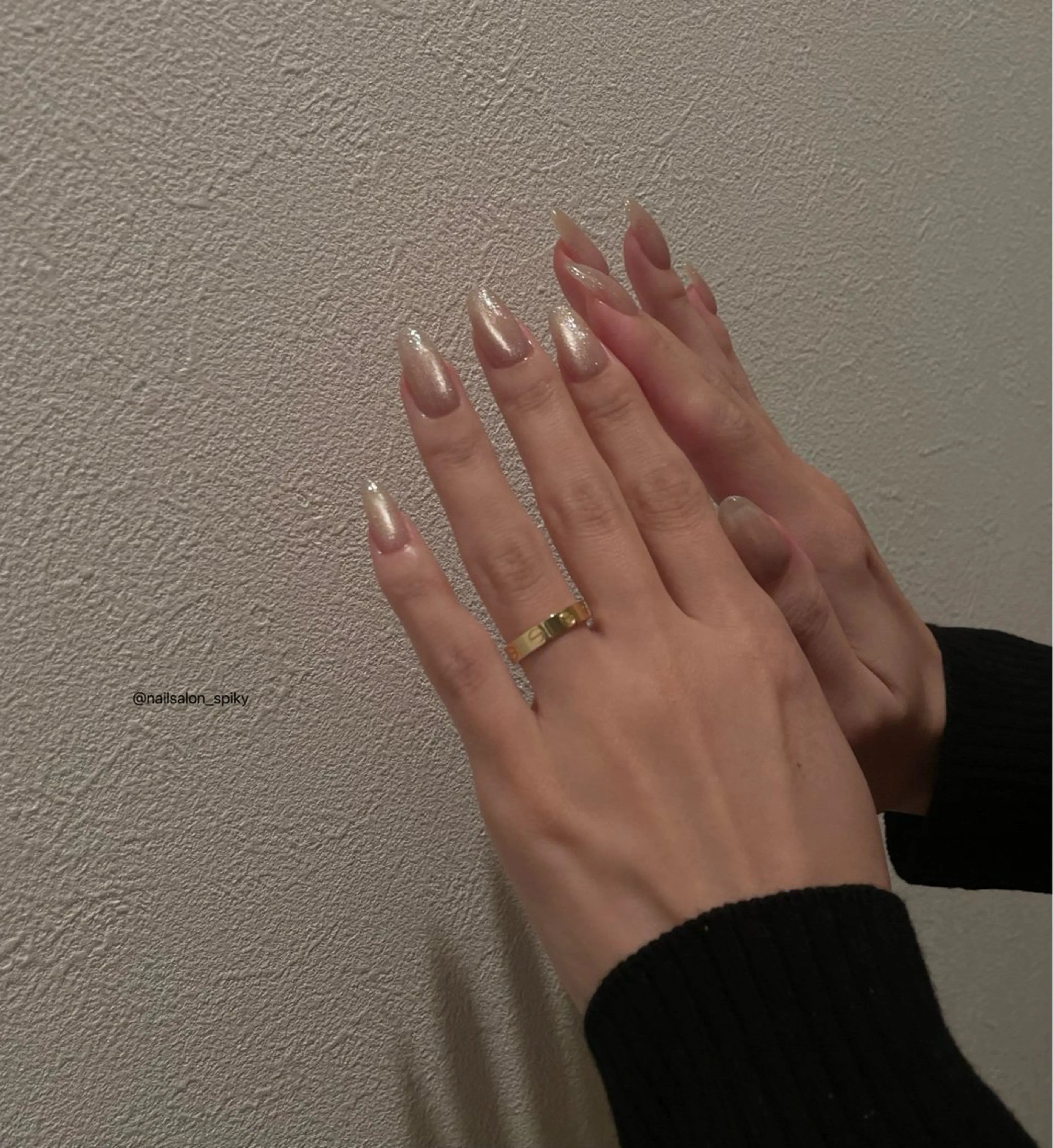 ネイル ハンドネイル Spiky とうげ ふうかのネイルデザイン