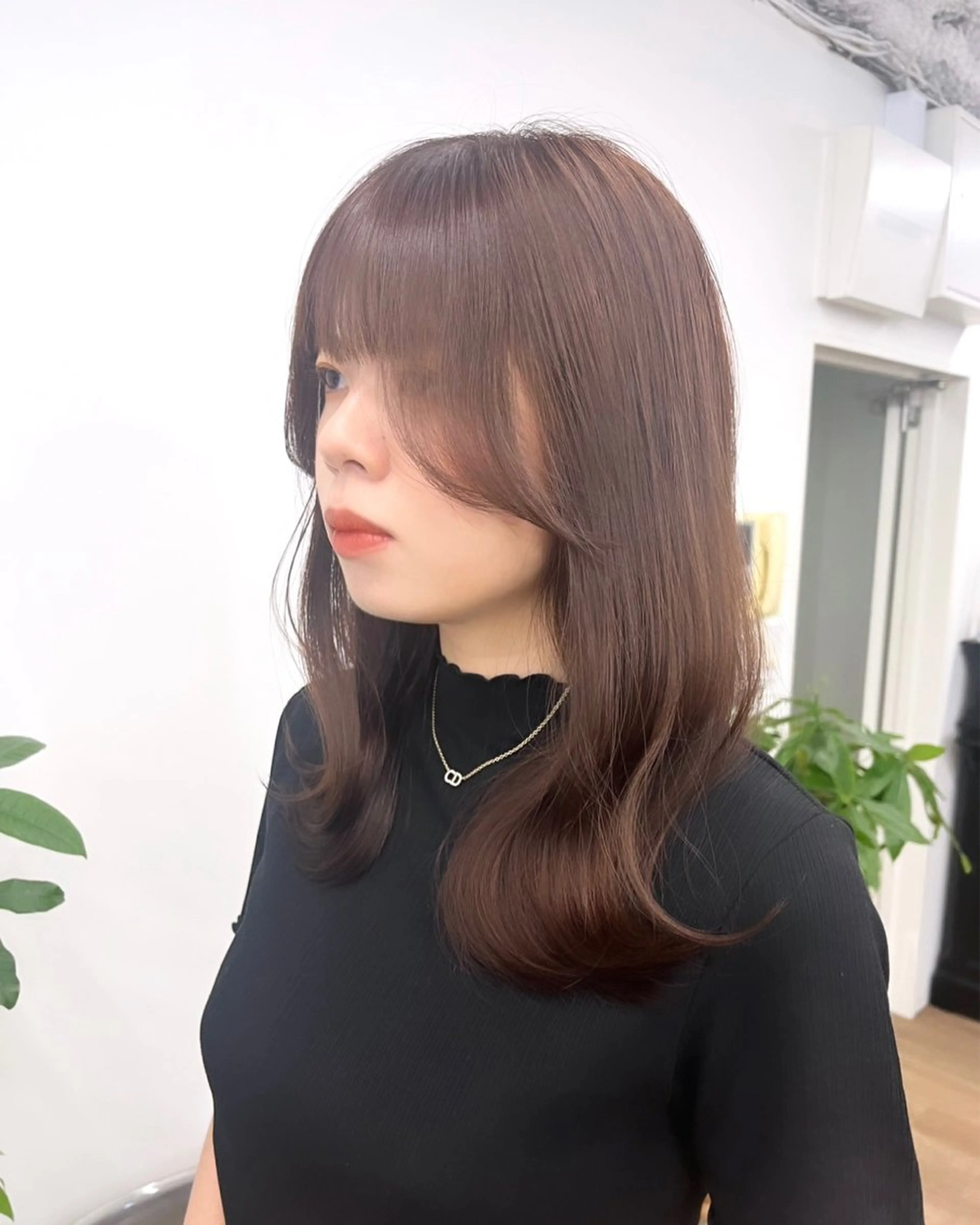 ミディアム 入学式 卒業式のヘアスタイル 似合わせカット 小顔カット HIROKO / 透明感暖色カラー🎀のヘアスタイル