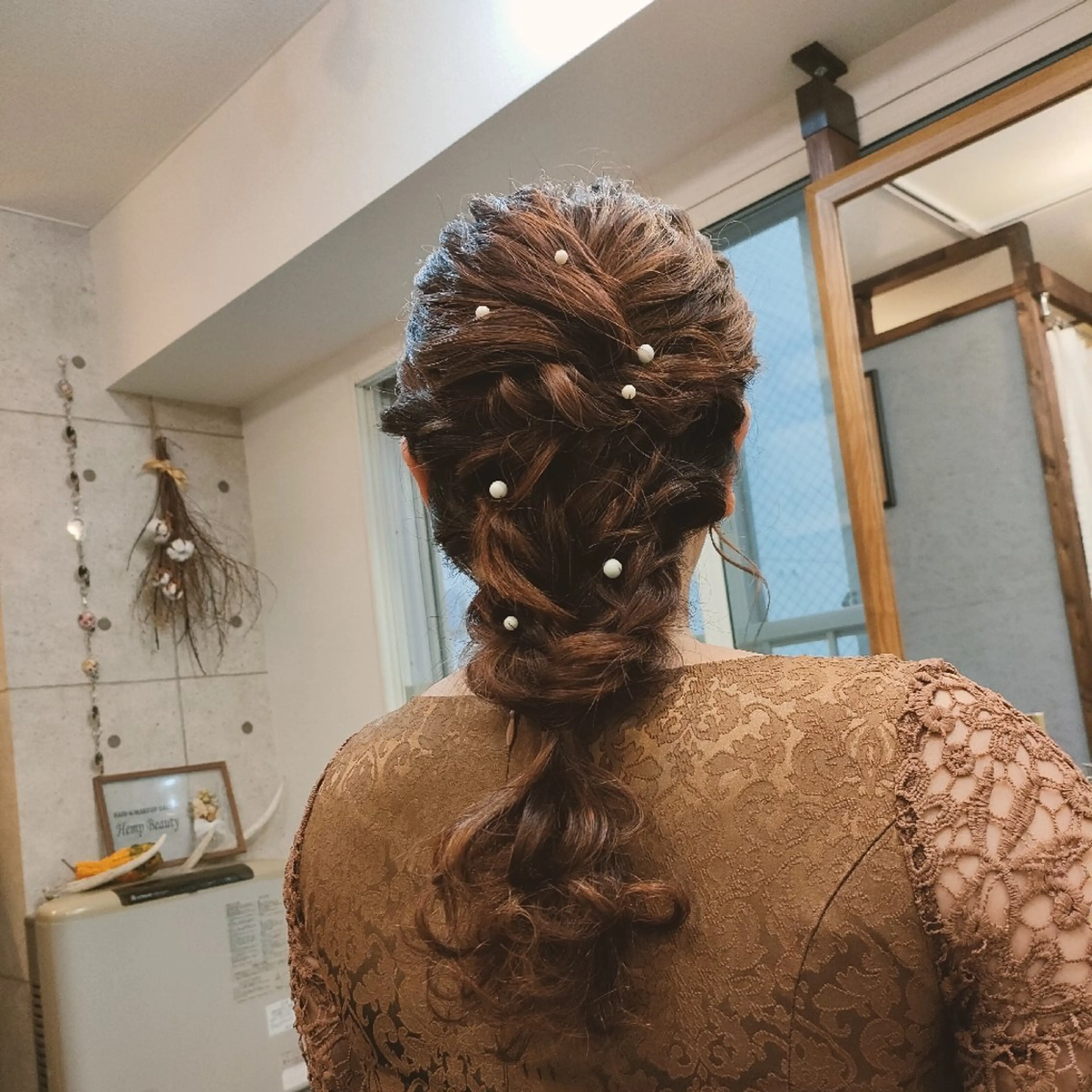 ヘアアレンジ ヘアセット HempBeauty 浅野アサミのヘアスタイル