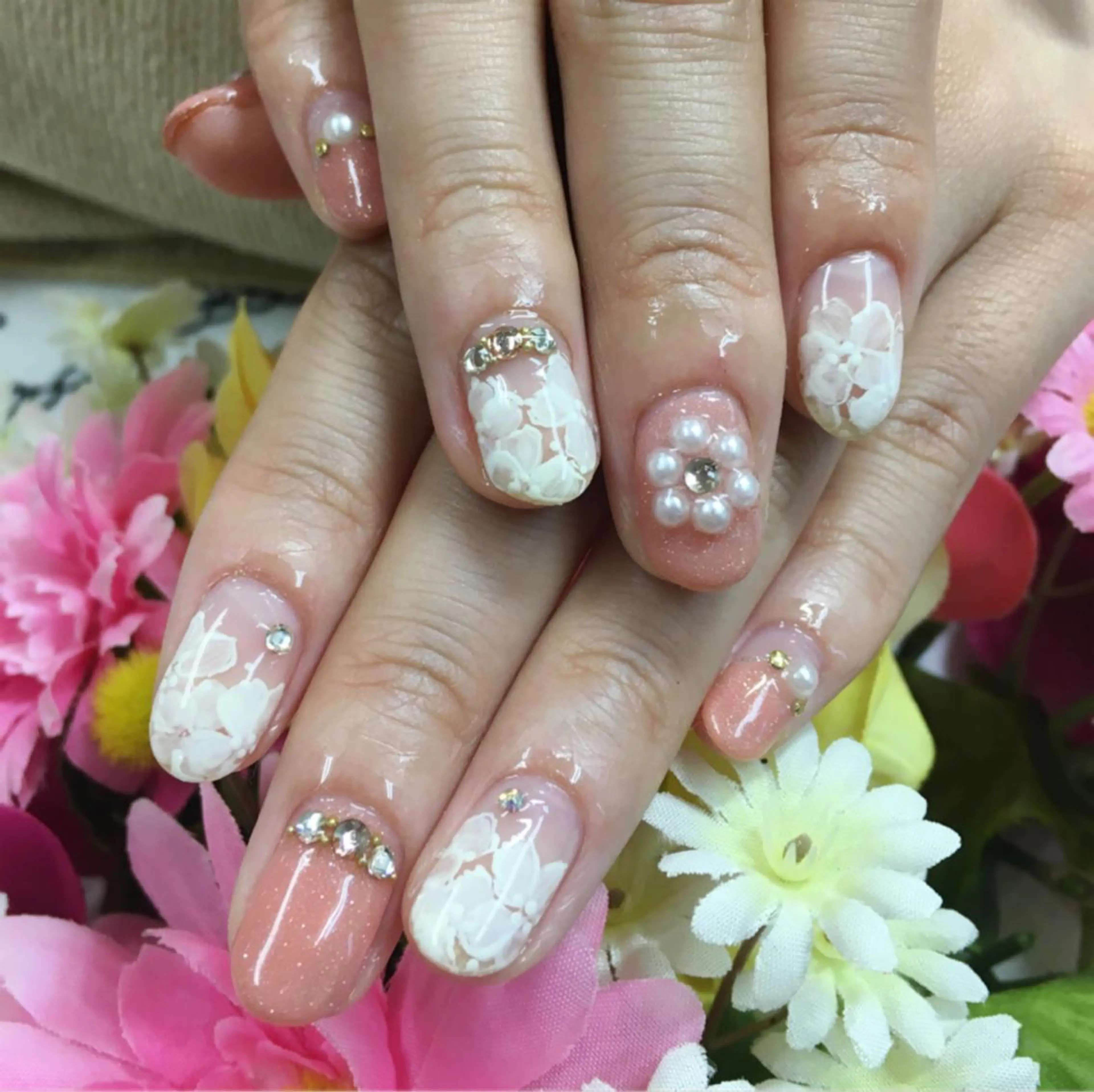 ネイル nail salon＆school felice所属・フェリーチェ瑞江店 新山のネイルデザイン