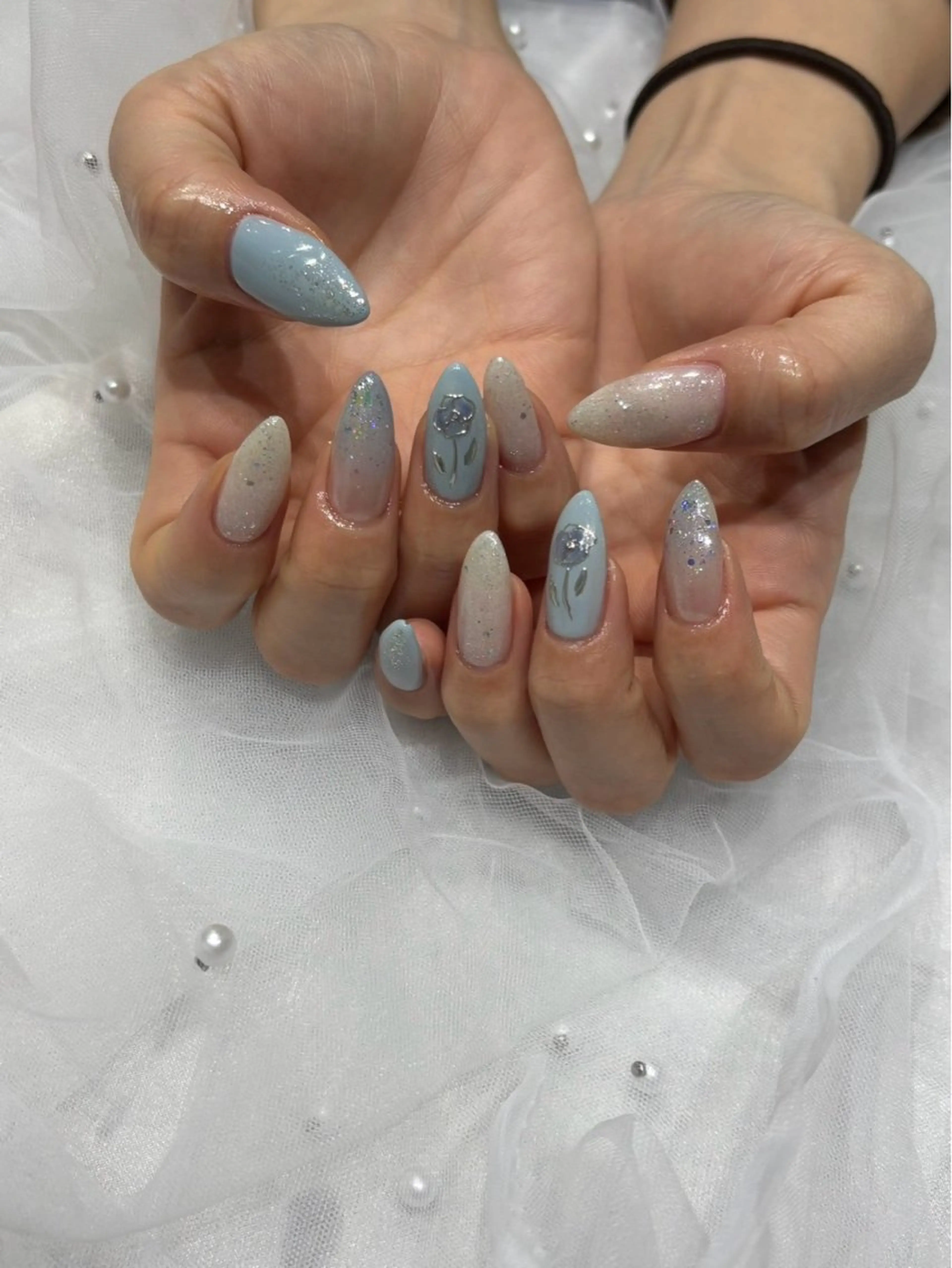 ネイル ハンドネイル 水戸 彩夏のネイルデザイン