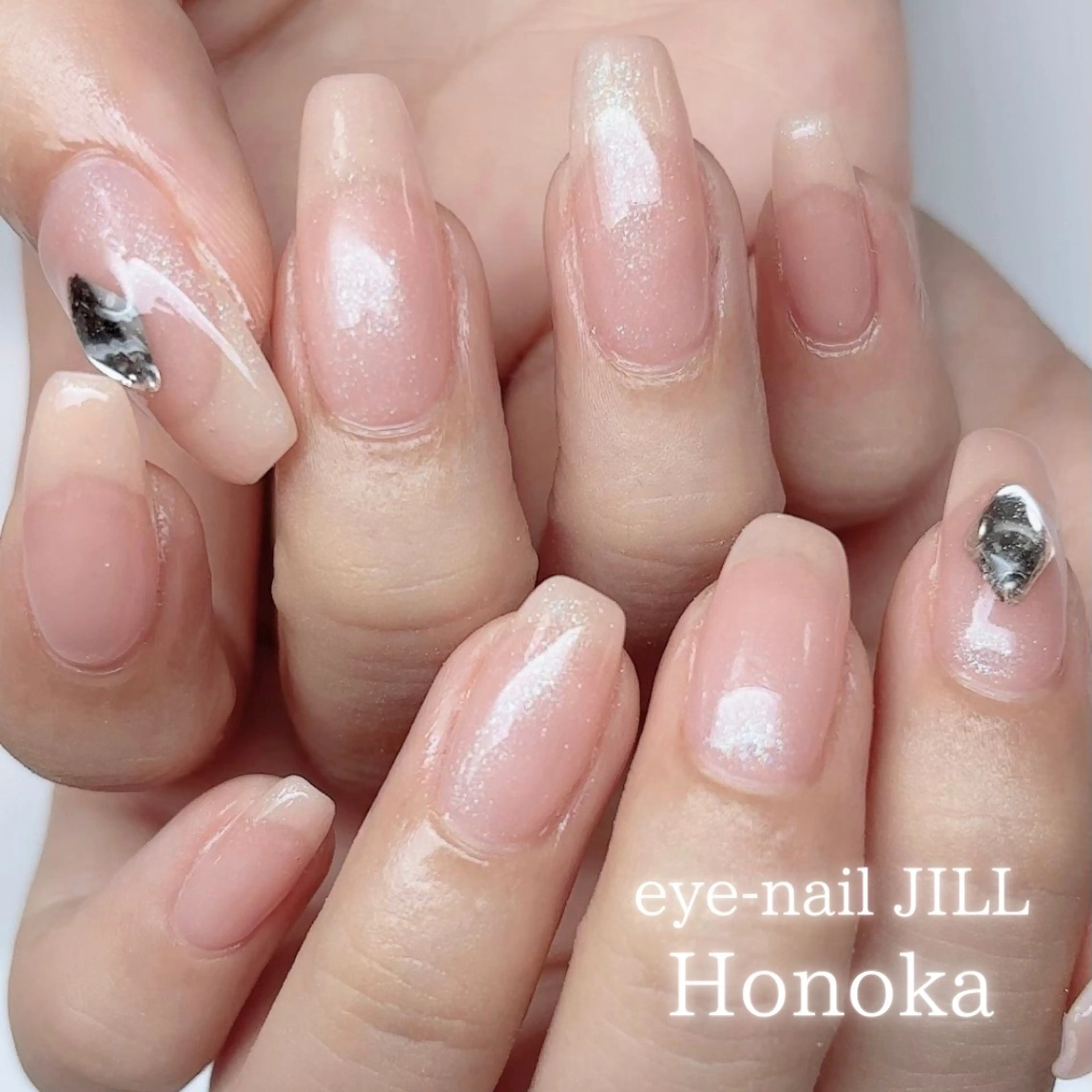 ネイル ワンカラーネイル ハンドネイル JILL Honokaのネイルデザイン