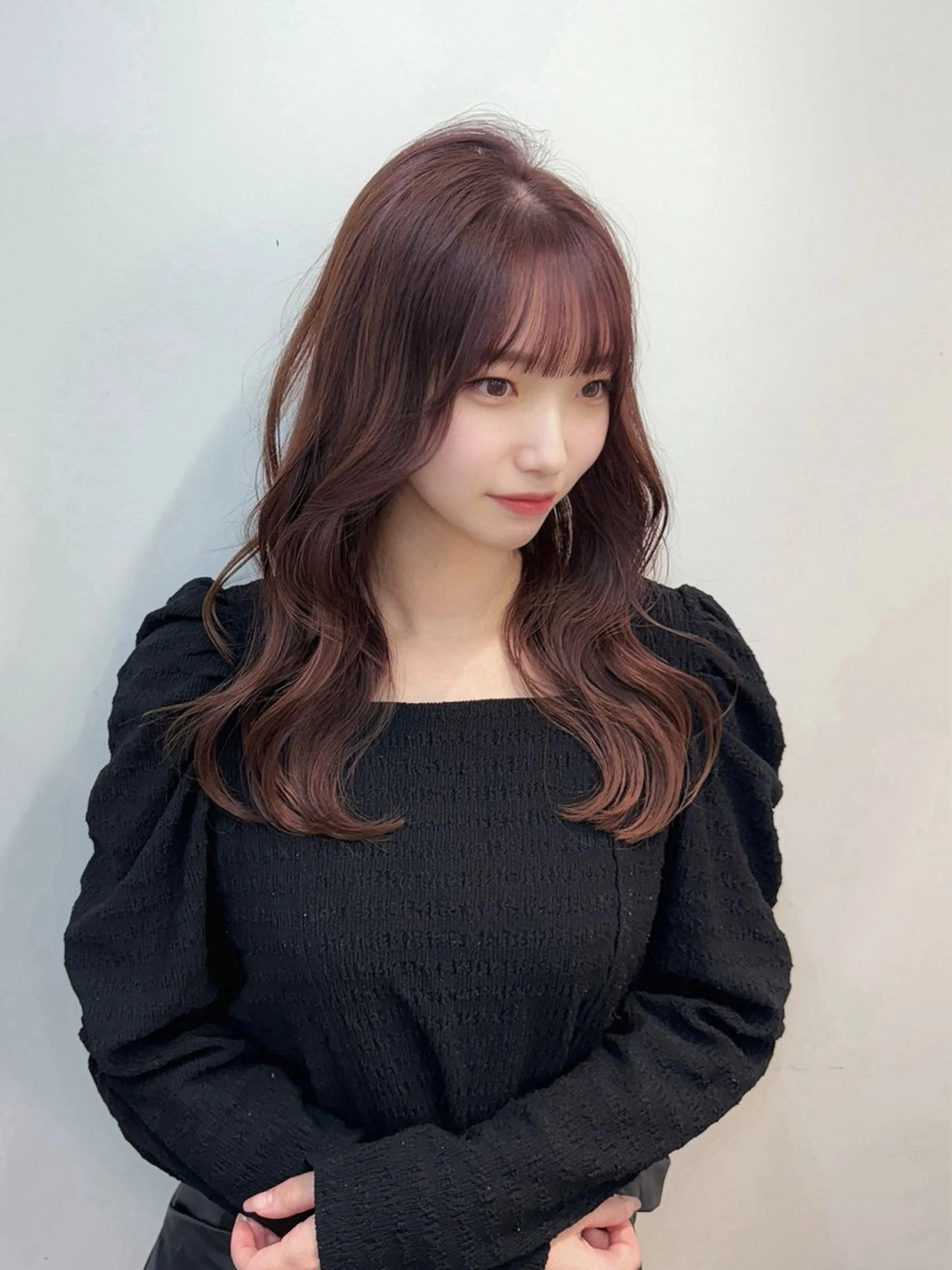 ミディアム ヘアカラー トリートメント サロウィン新宿三丁目East所属・💕冬モテ×上品色気 モテヘア💕山田航介のヘアスタイル