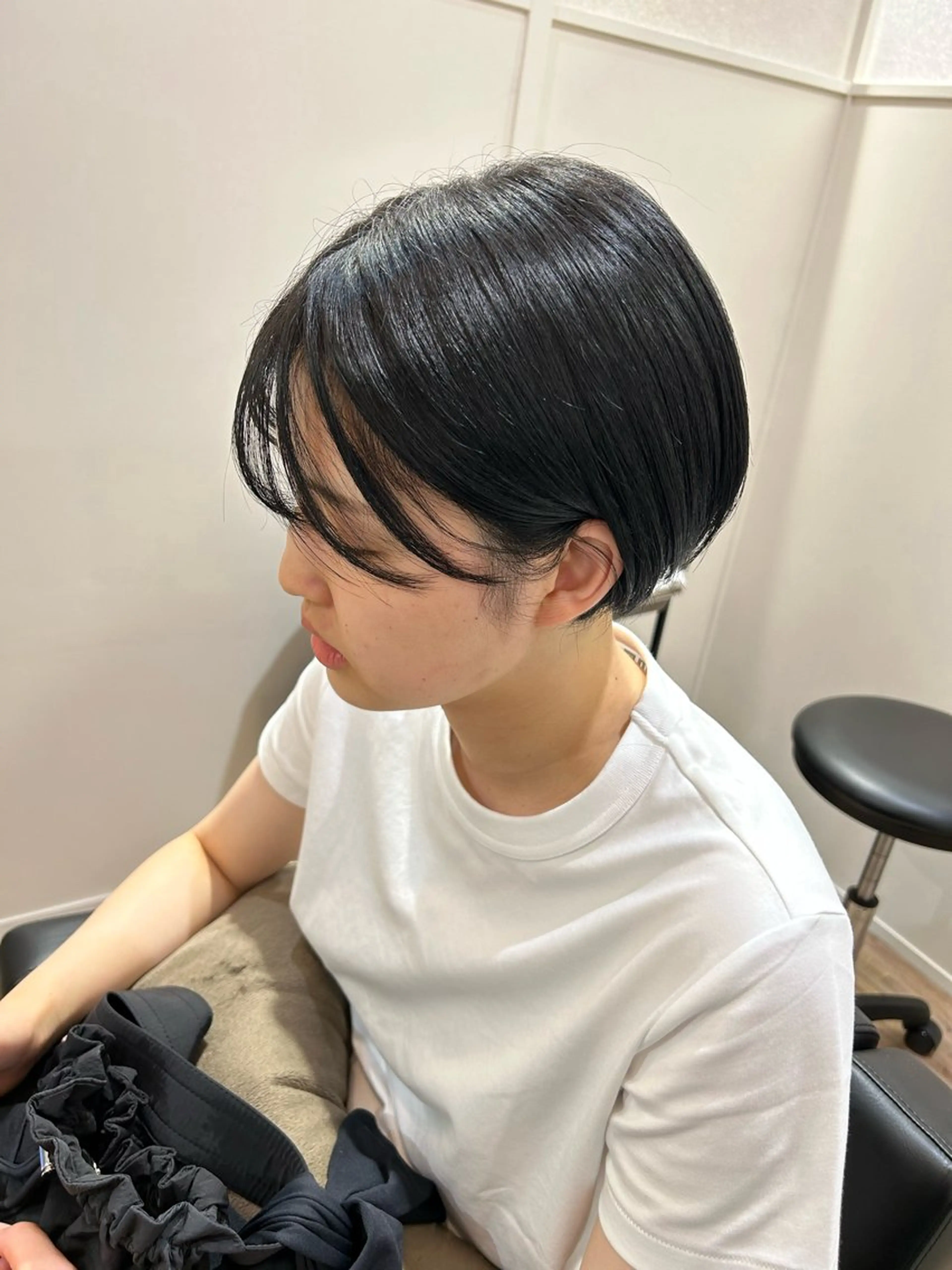 ショート カット 縮毛矯正 齋藤 未夢のヘアスタイル