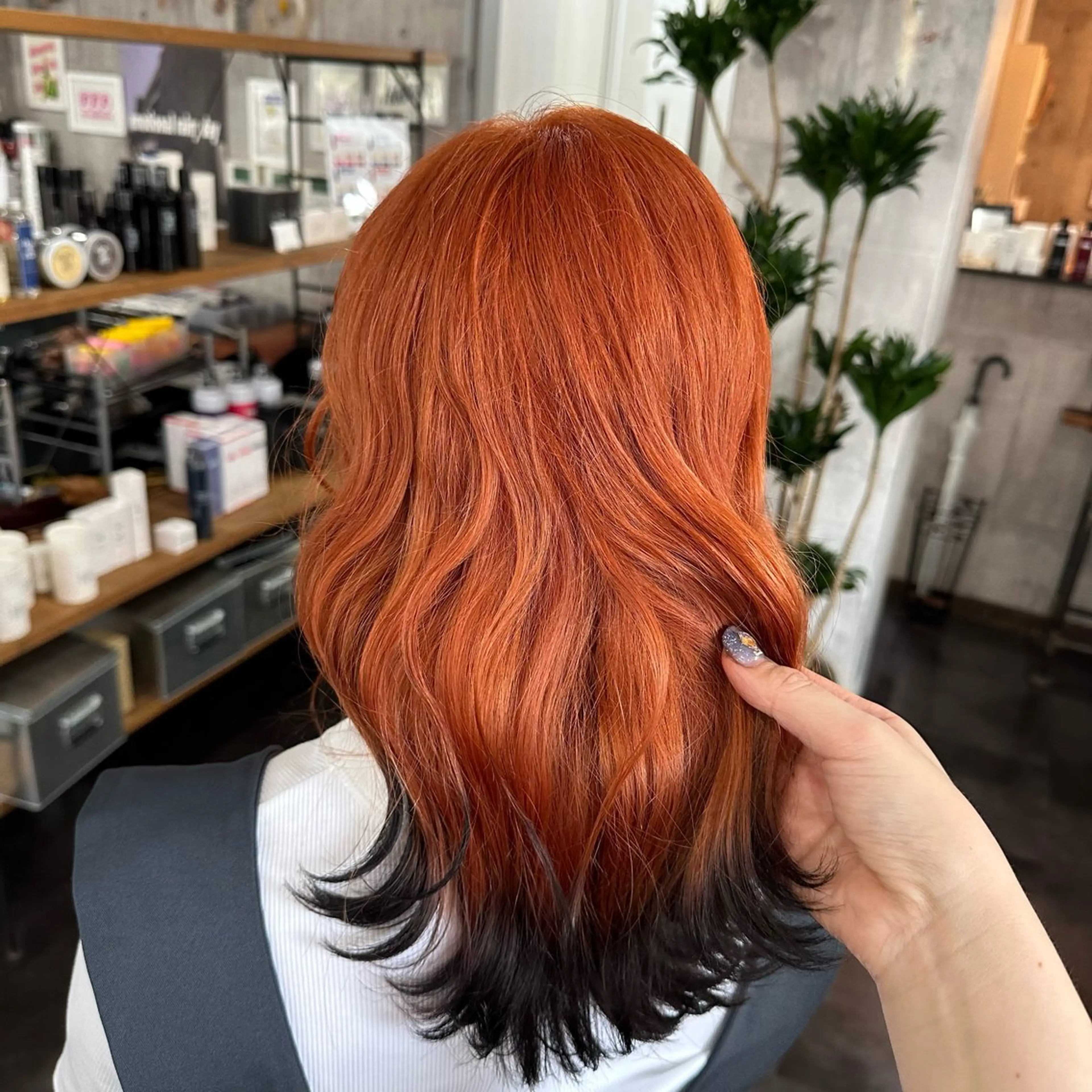 セミロング カラー カット ヘアカラー トリートメント 枚方 tomee 🦋南部　しほ🦋のヘアスタイル