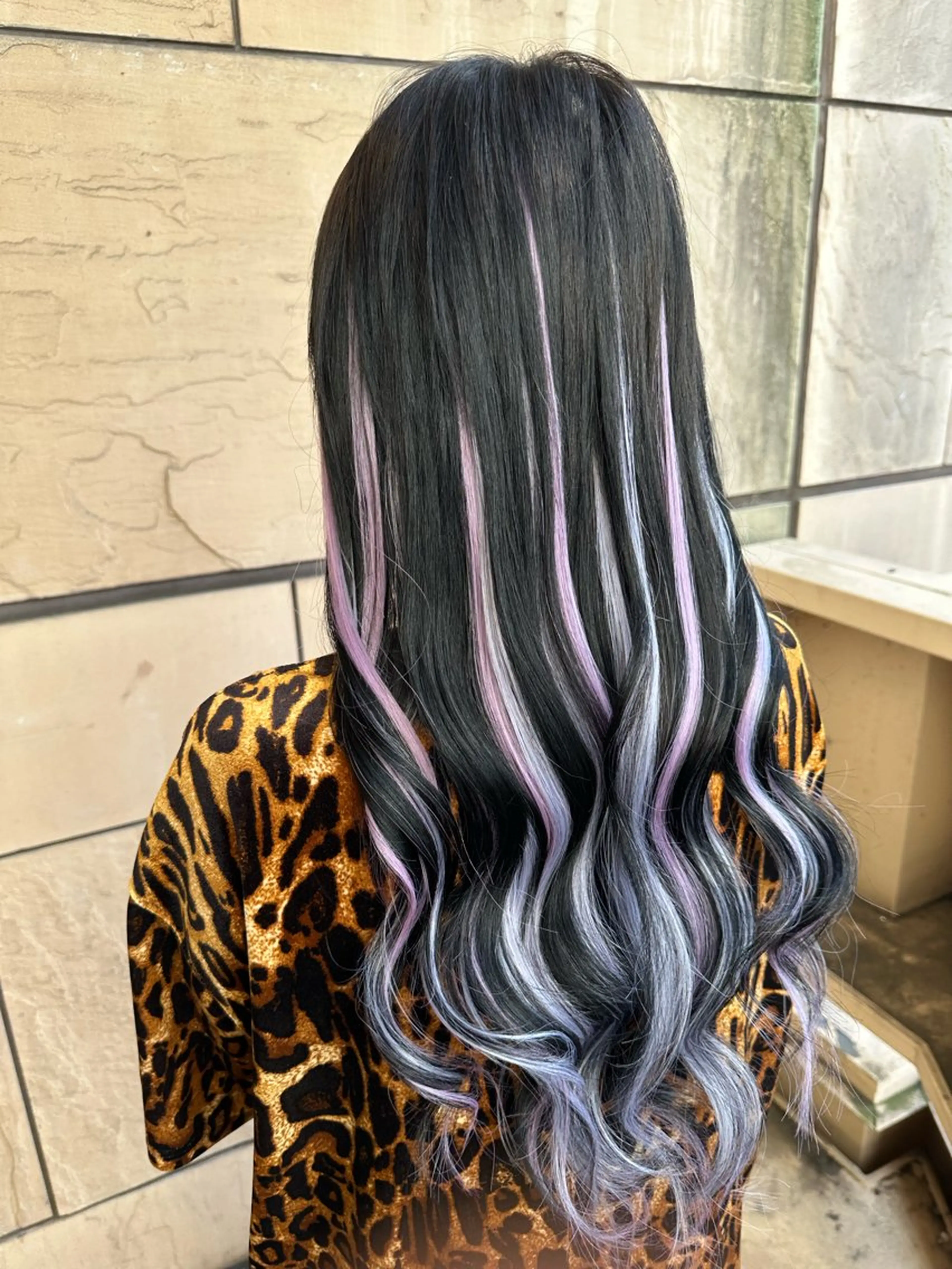 ロング エクステ カット エクステ レイヤー/ウルフ ハイトーンhiroのヘアスタイル