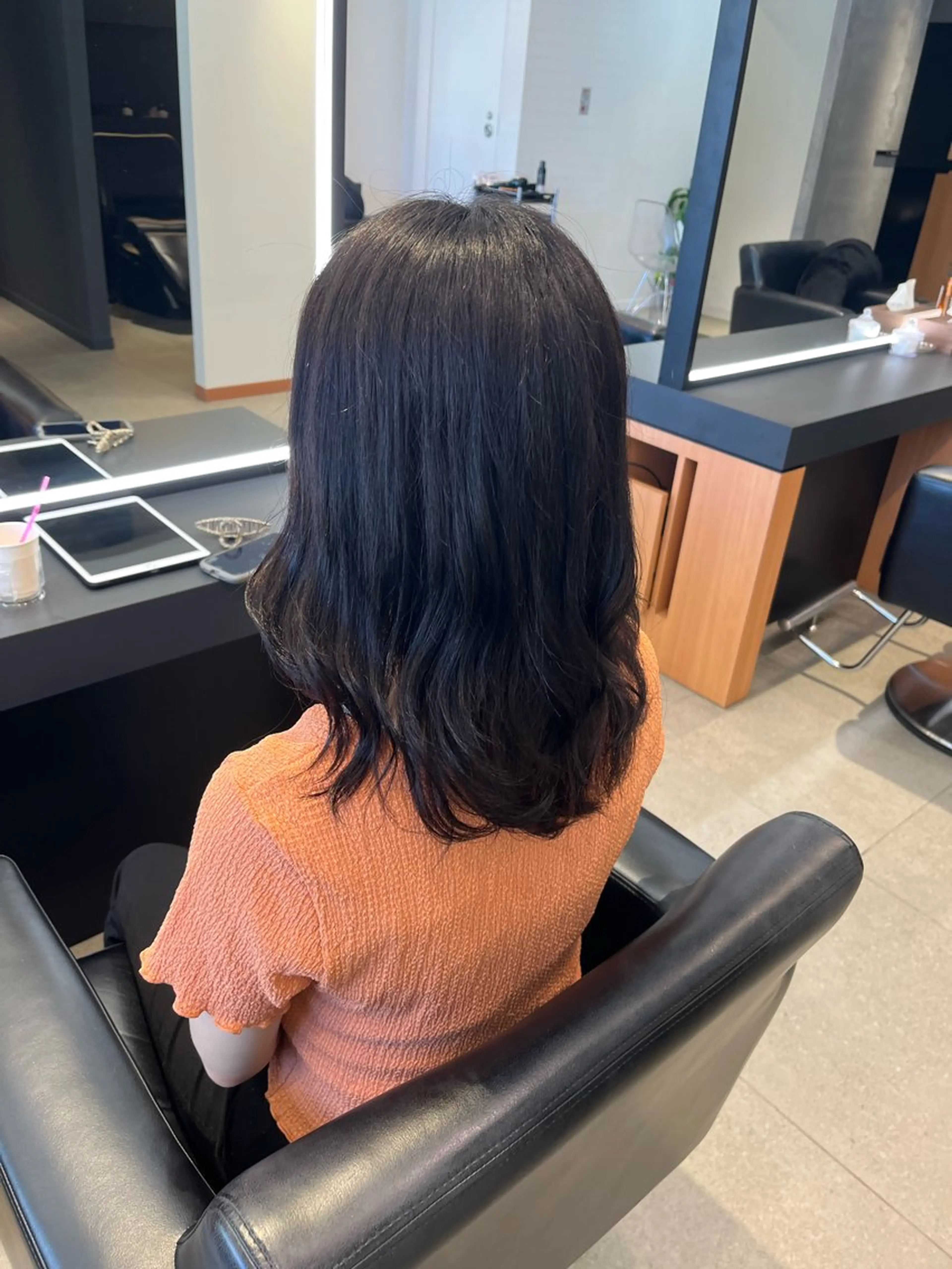 セミロング ERII /伏見・栄 カットモデル募集中！のヘアスタイル