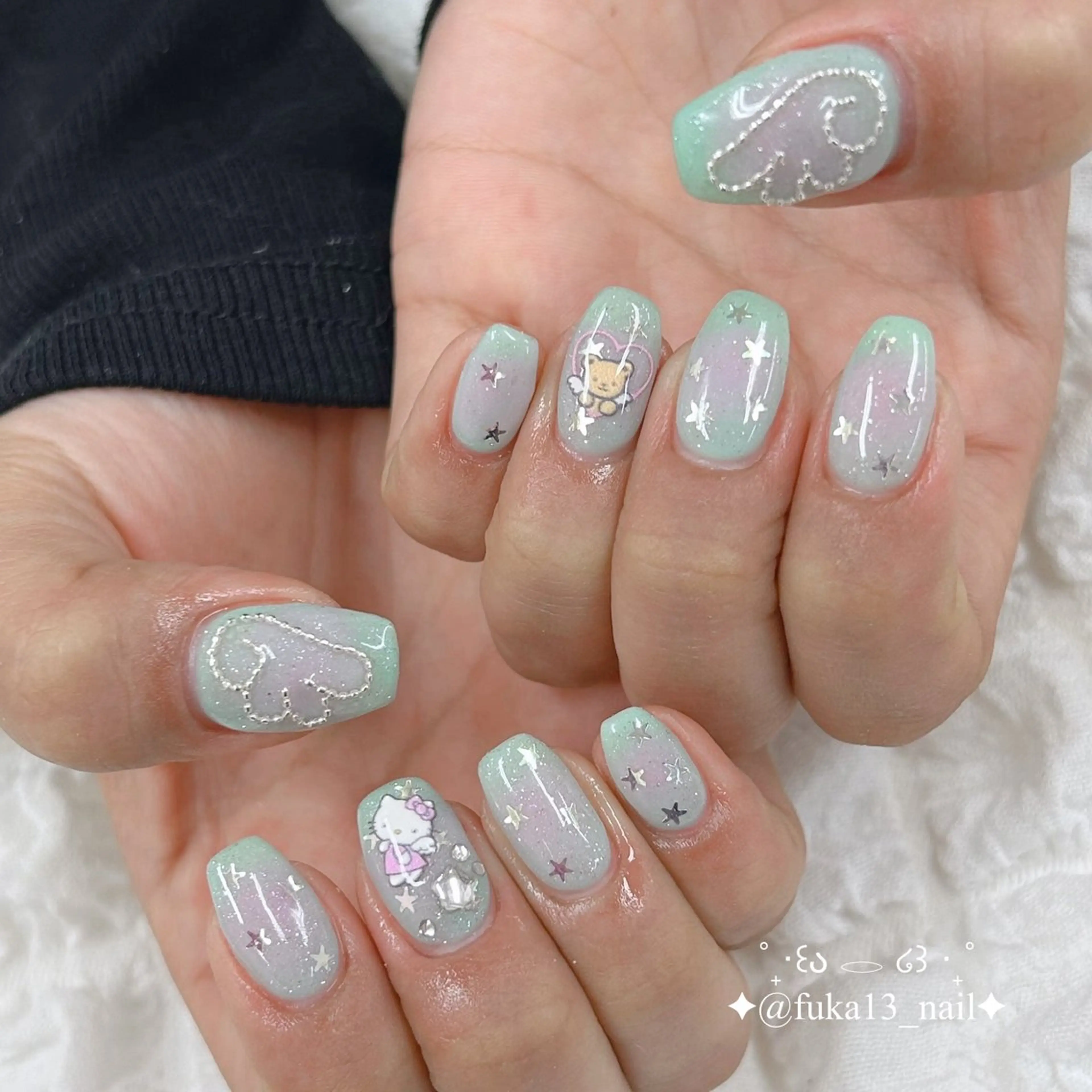 ネイル チークネイル ジェルネイル 韓国ネイル 春ネイル ハンドネイル ネイルサロンAnela【アネラ】所属・Nail♡Fuka. /1月予約受付中のネイルデザイン