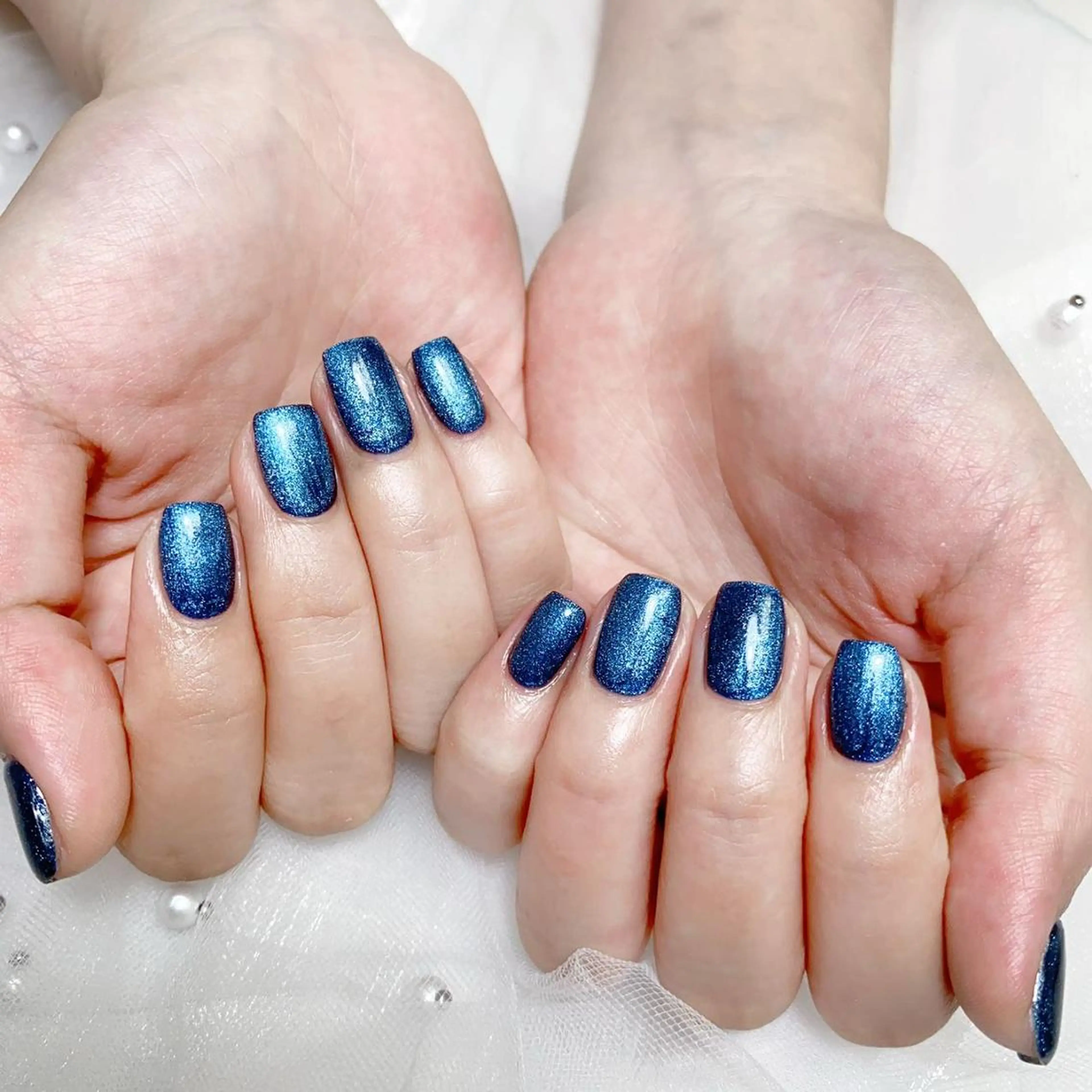 ネイル マグネットネイル ハンドネイル Nail salon 木にいるのネイルデザイン