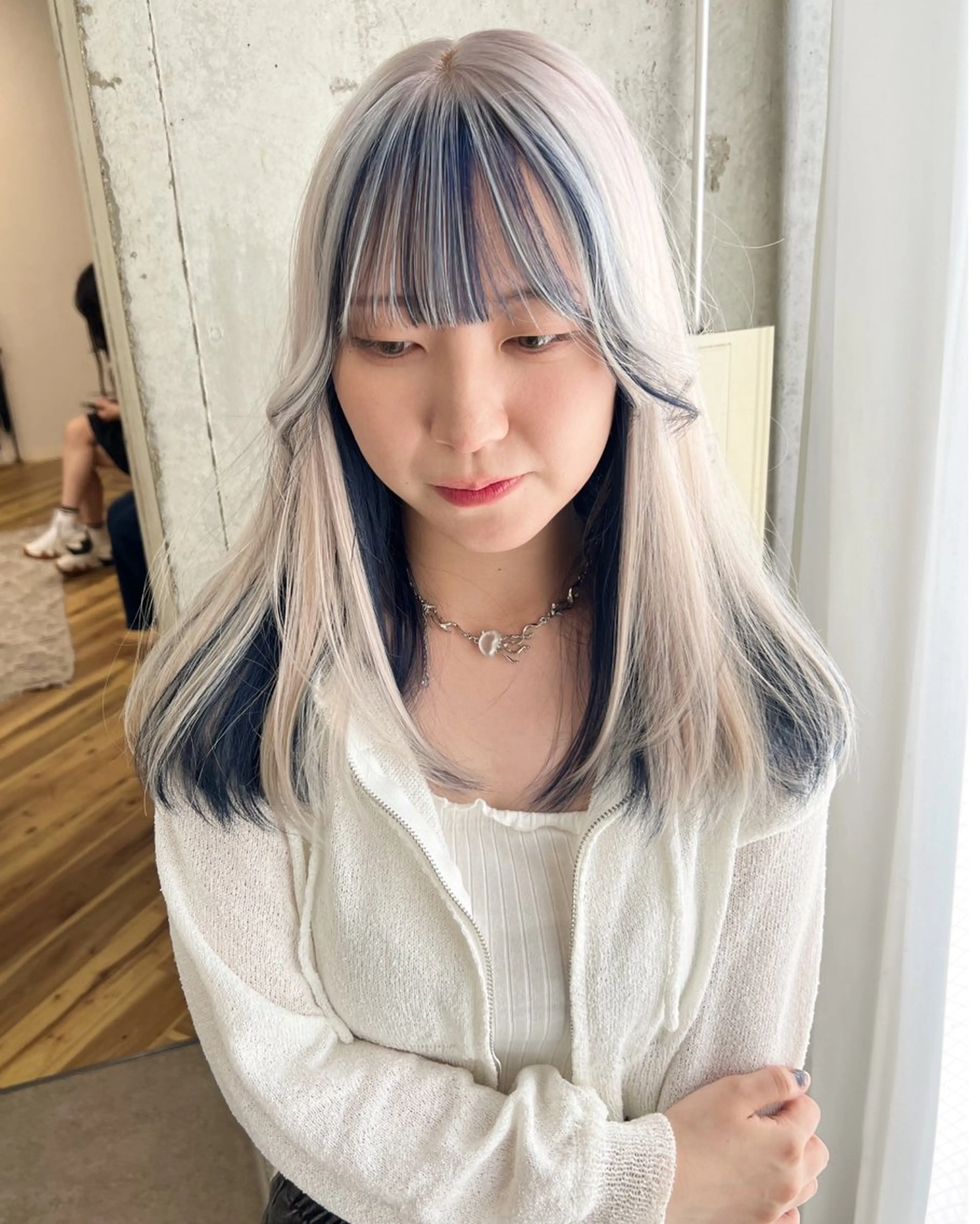 ロング カラー ヘアアレンジ ブリーチ ケアブリーチ ダブルカラー ハイライトカラー ハイトーンカラー ヘアカラー lani ブリーチ /ダブルカラーのヘアスタイル