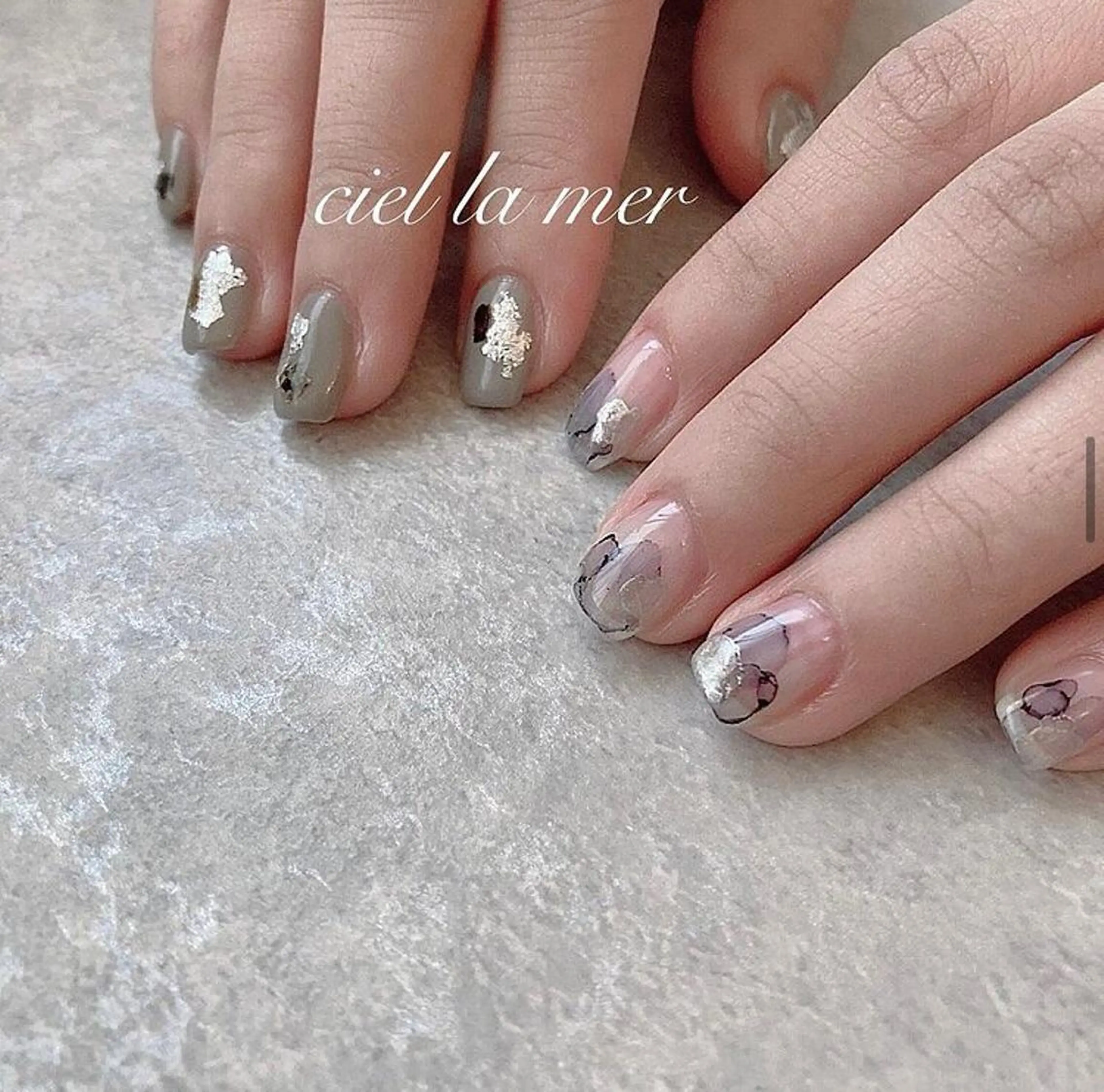 ネイル ハンドネイル フットネイル ciel la merのネイルデザイン