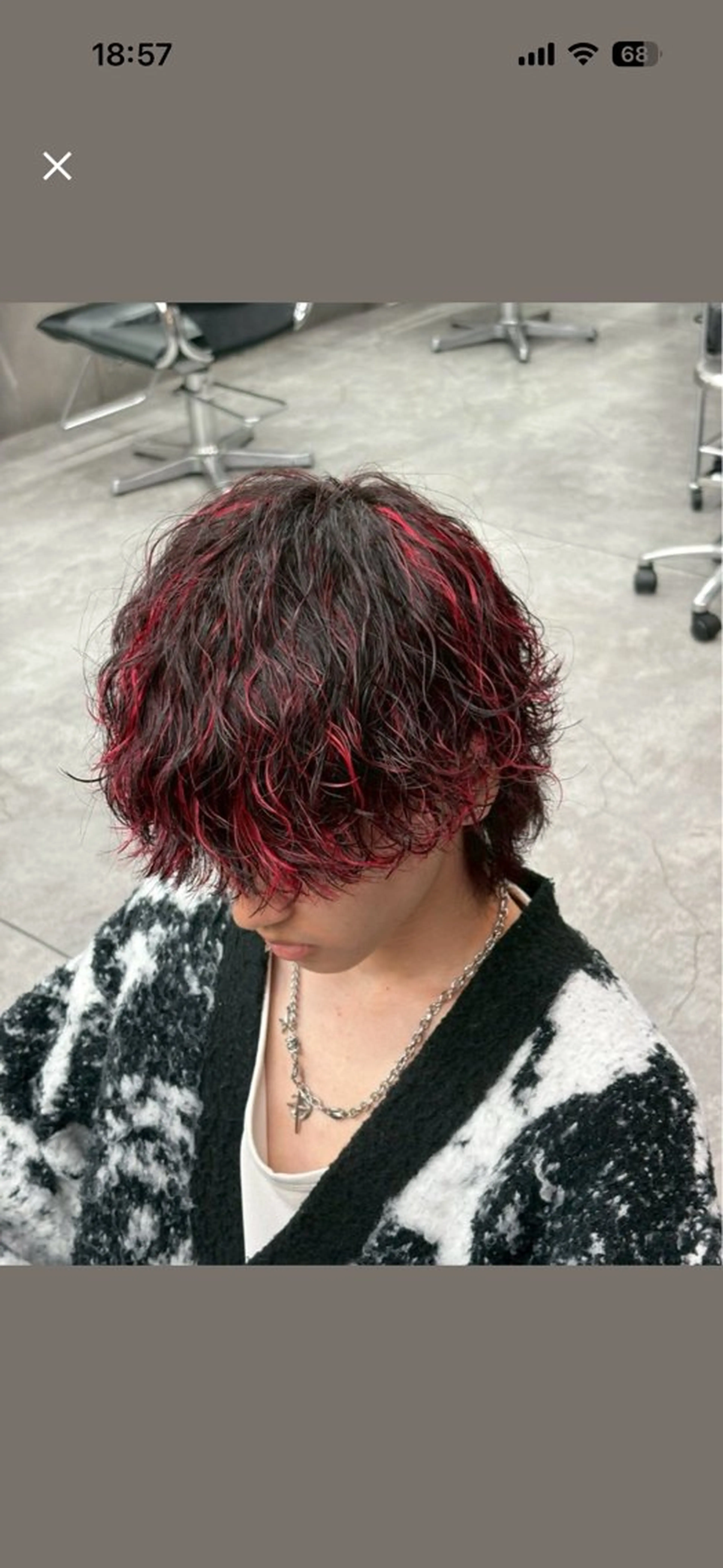 カラー パーマ メンズ カット ヘアカラー トリートメント ヘッドスパ ヘアセット メンズ特化モテヘア 🌙Nanakaのヘアスタイル