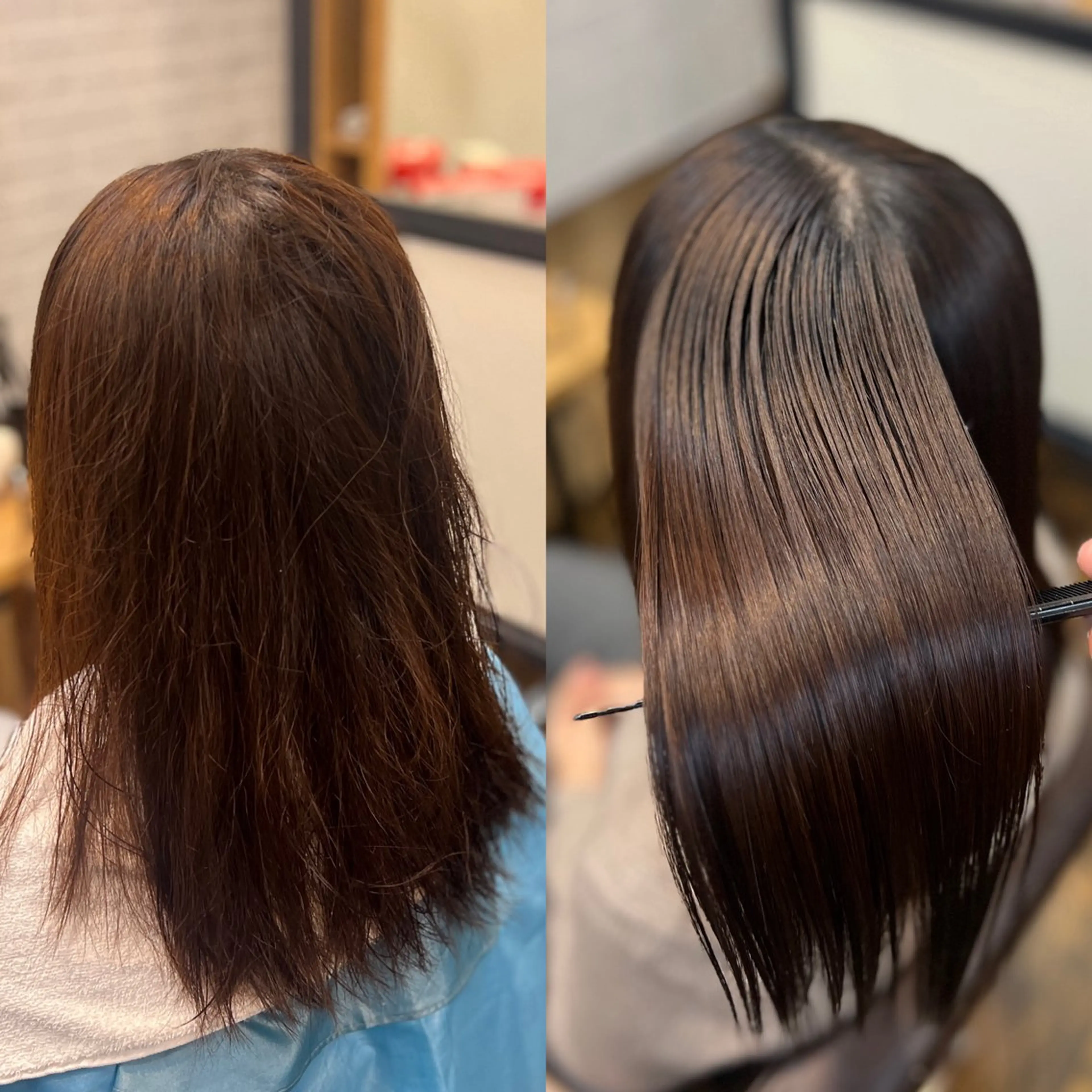 セミロング Salowin銀座suite店所属・美髪縮毛矯正/髪質 改善カラー/寺倉海人のヘアスタイル
