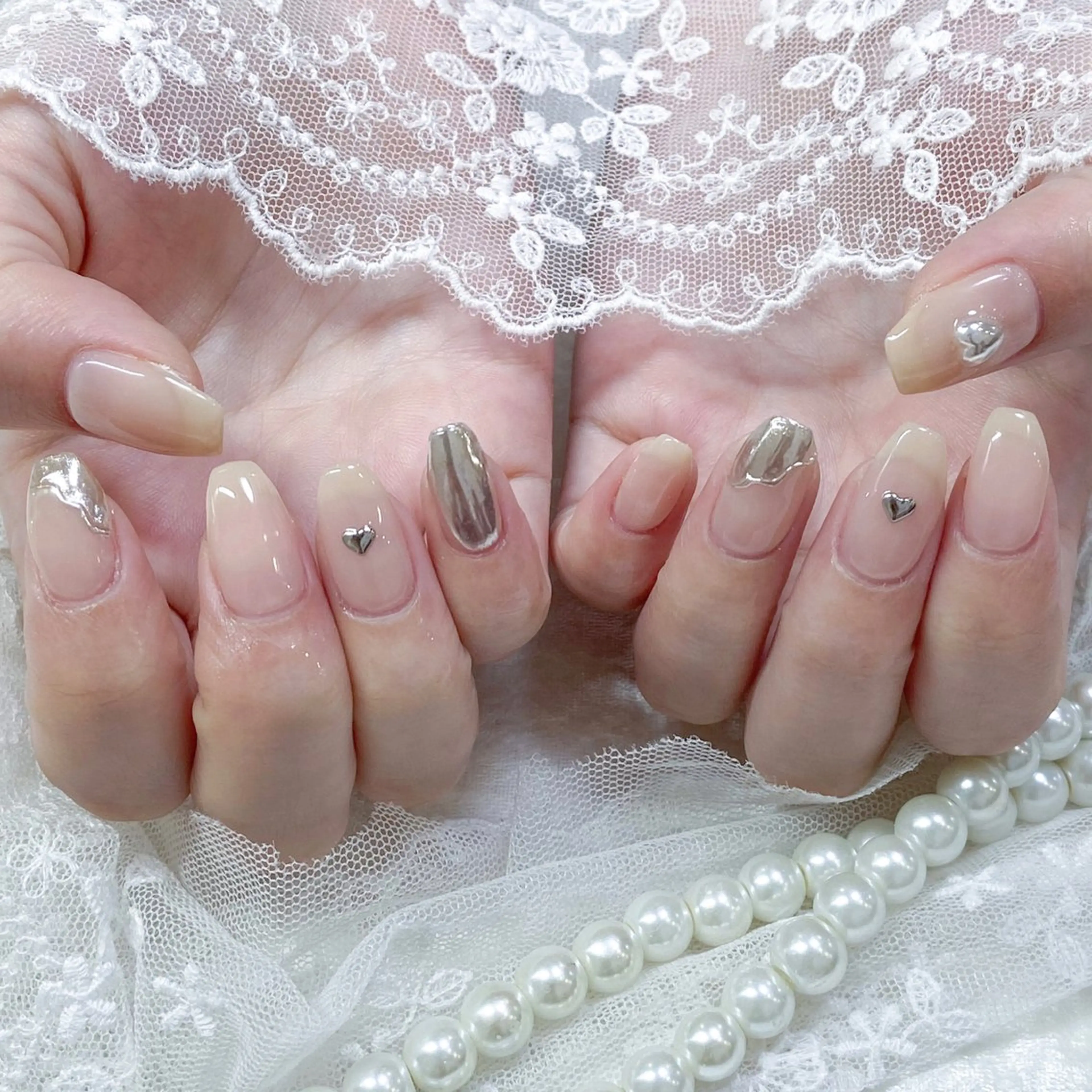 ネイル アートネイル 長さ出し フットネイル 韓国ネイル マグネットネイル ハンドネイル Kanako 💫のネイルデザイン