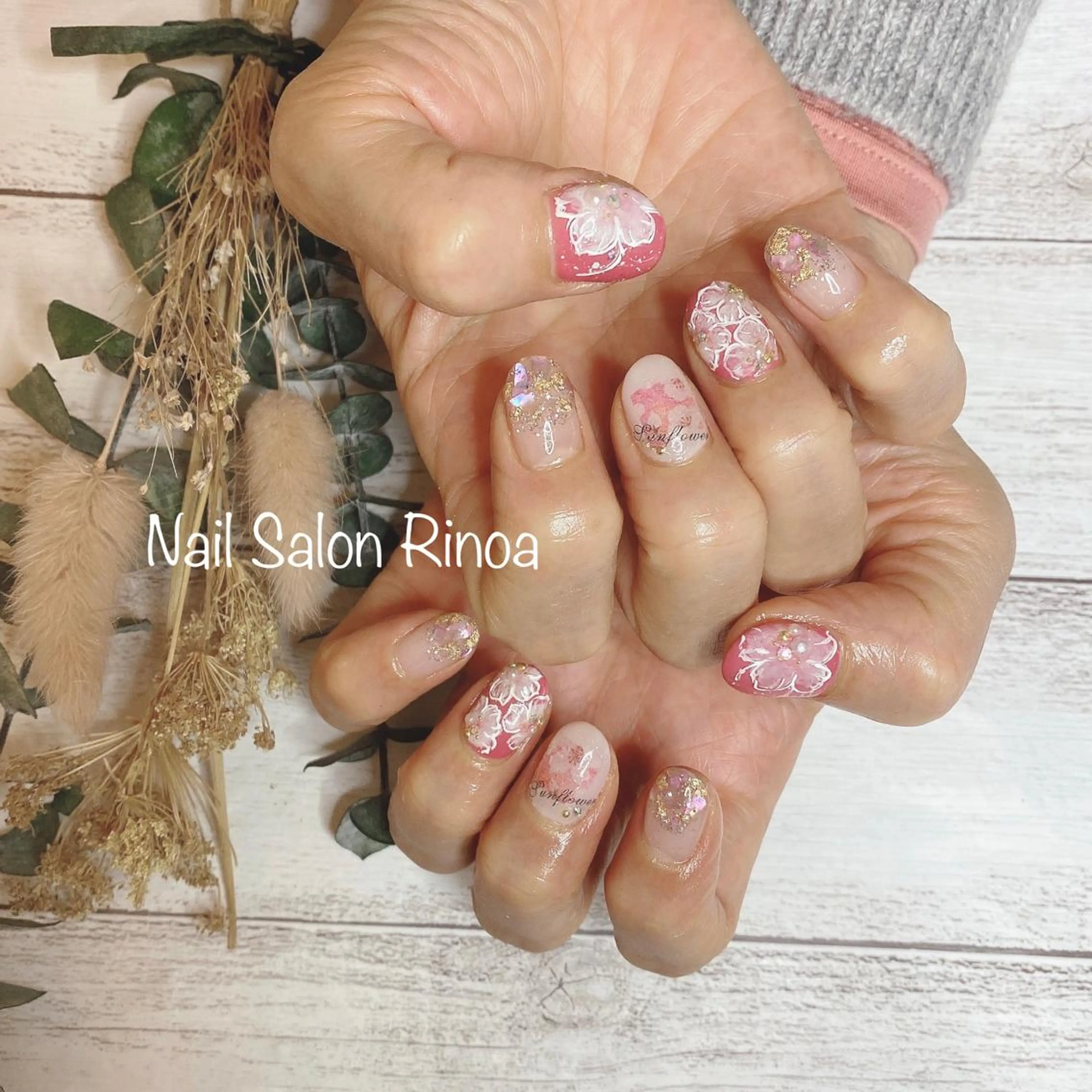 ネイル Nail Salon Rinoaのネイルデザイン