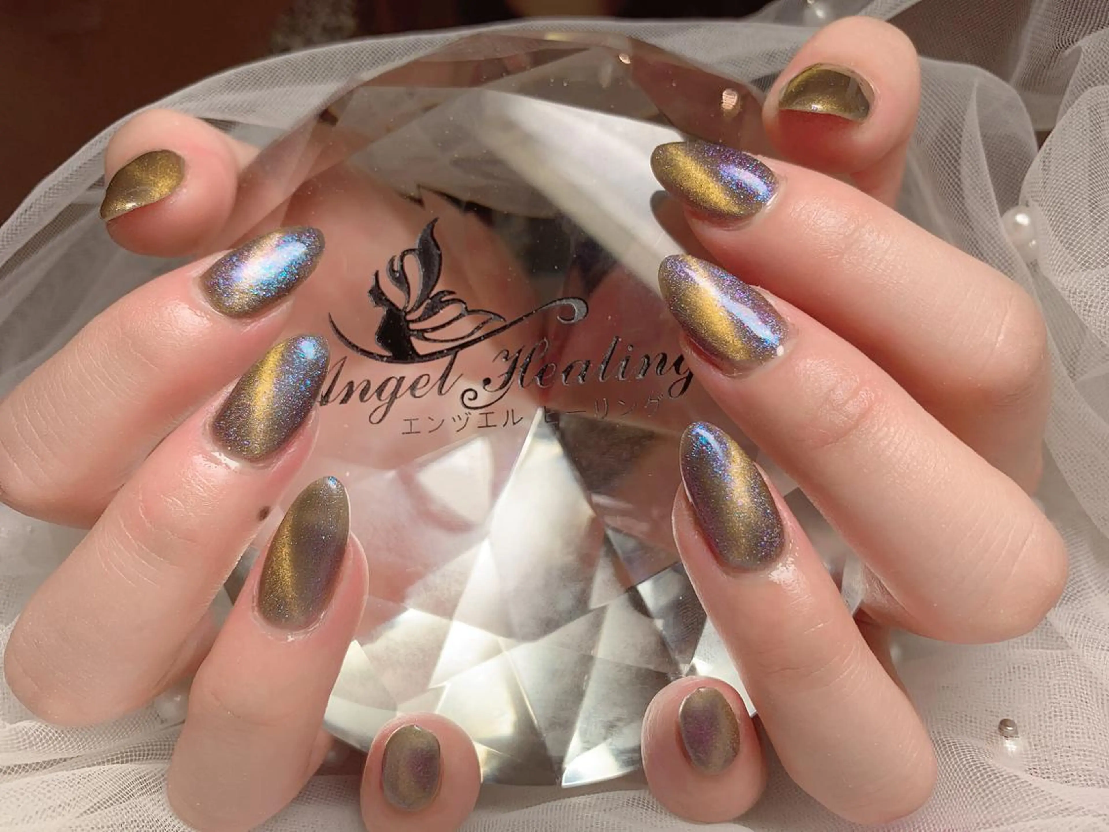 ネイル マグネットネイル エンジェル ヒーリング 矢場町店のネイルデザイン