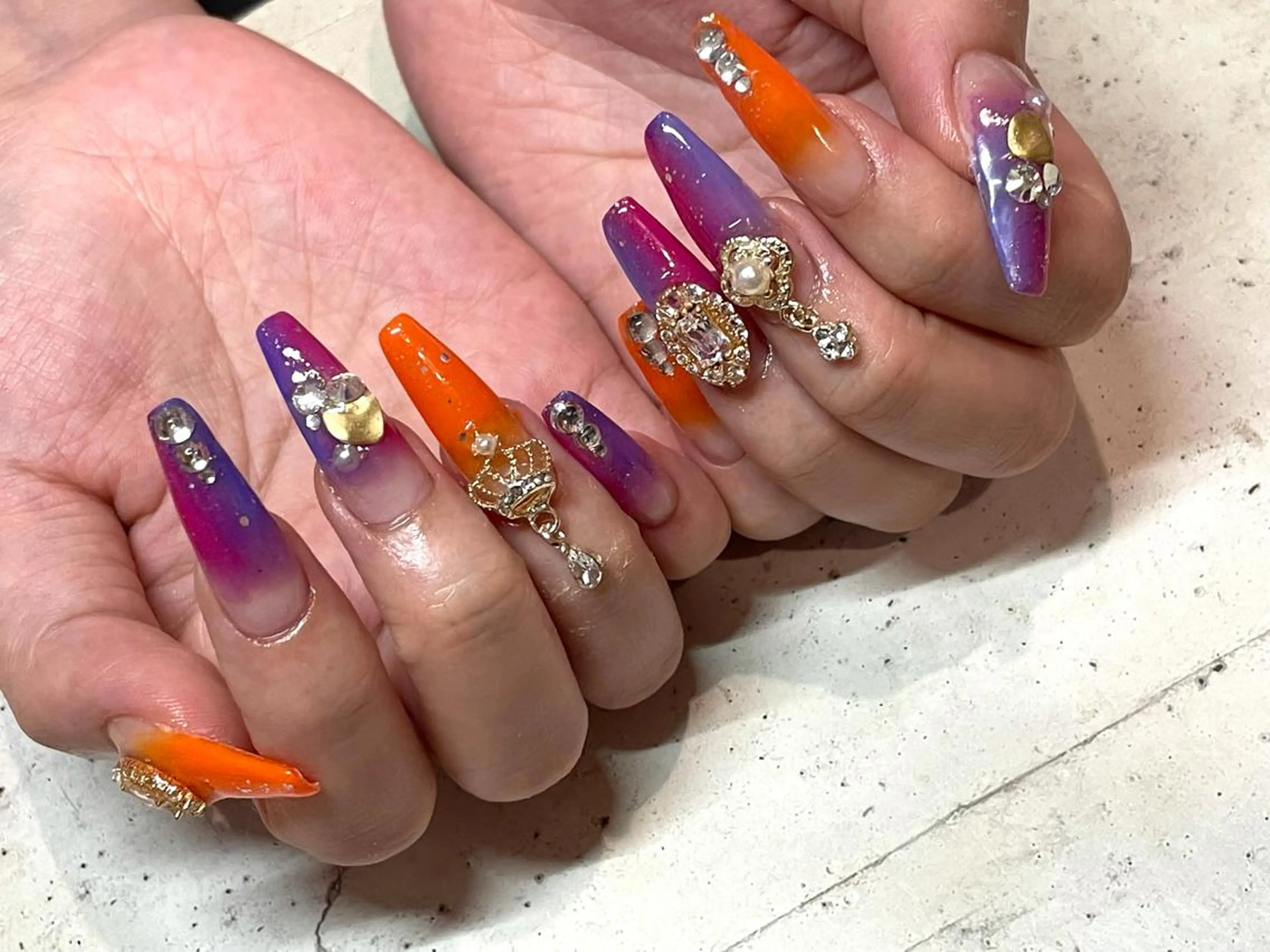 ネイル 持ち込み ハンドネイル nail salon Lumiereのネイルデザイン