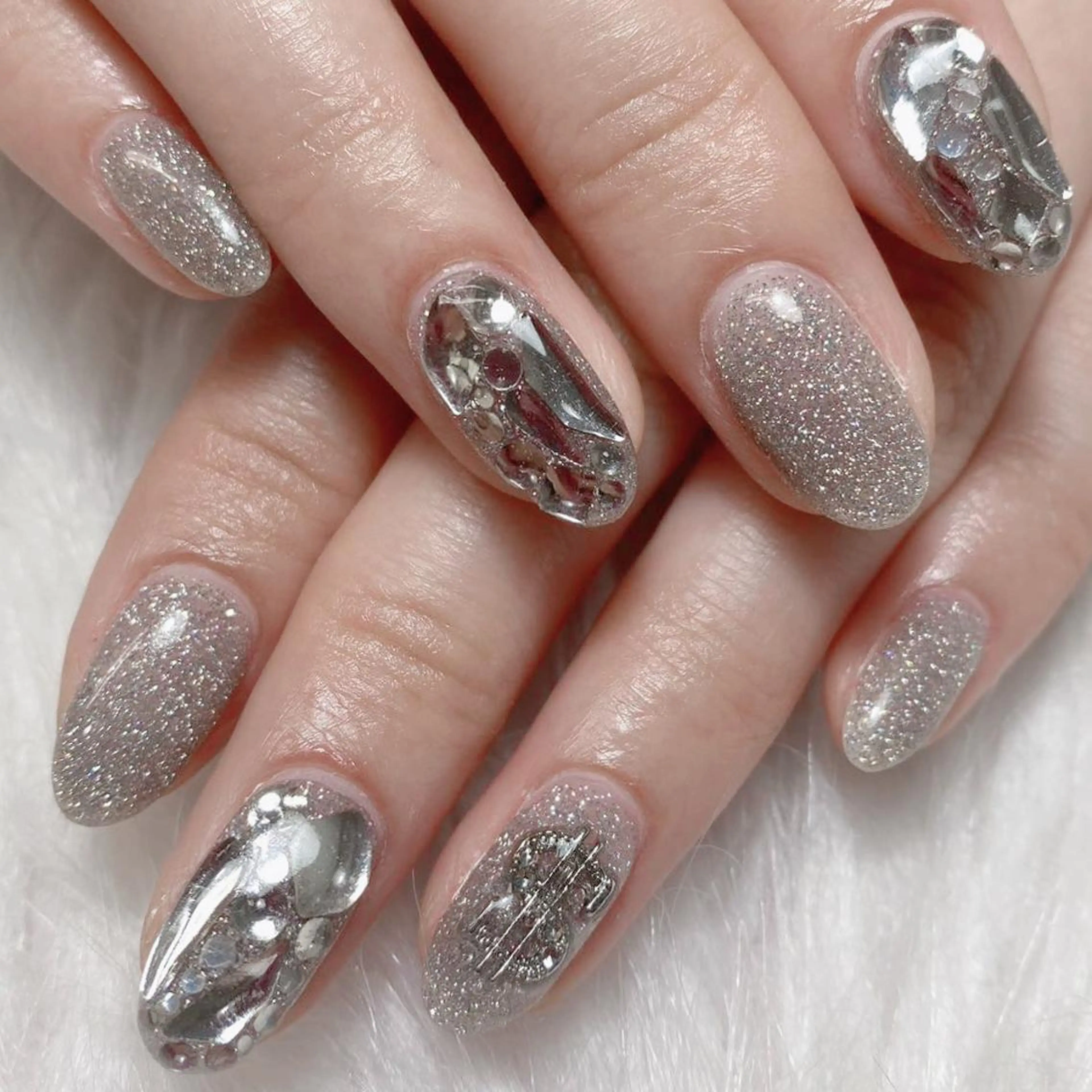 ネイル ハンドネイル ハンドケア Diamond 🚢のネイルデザイン