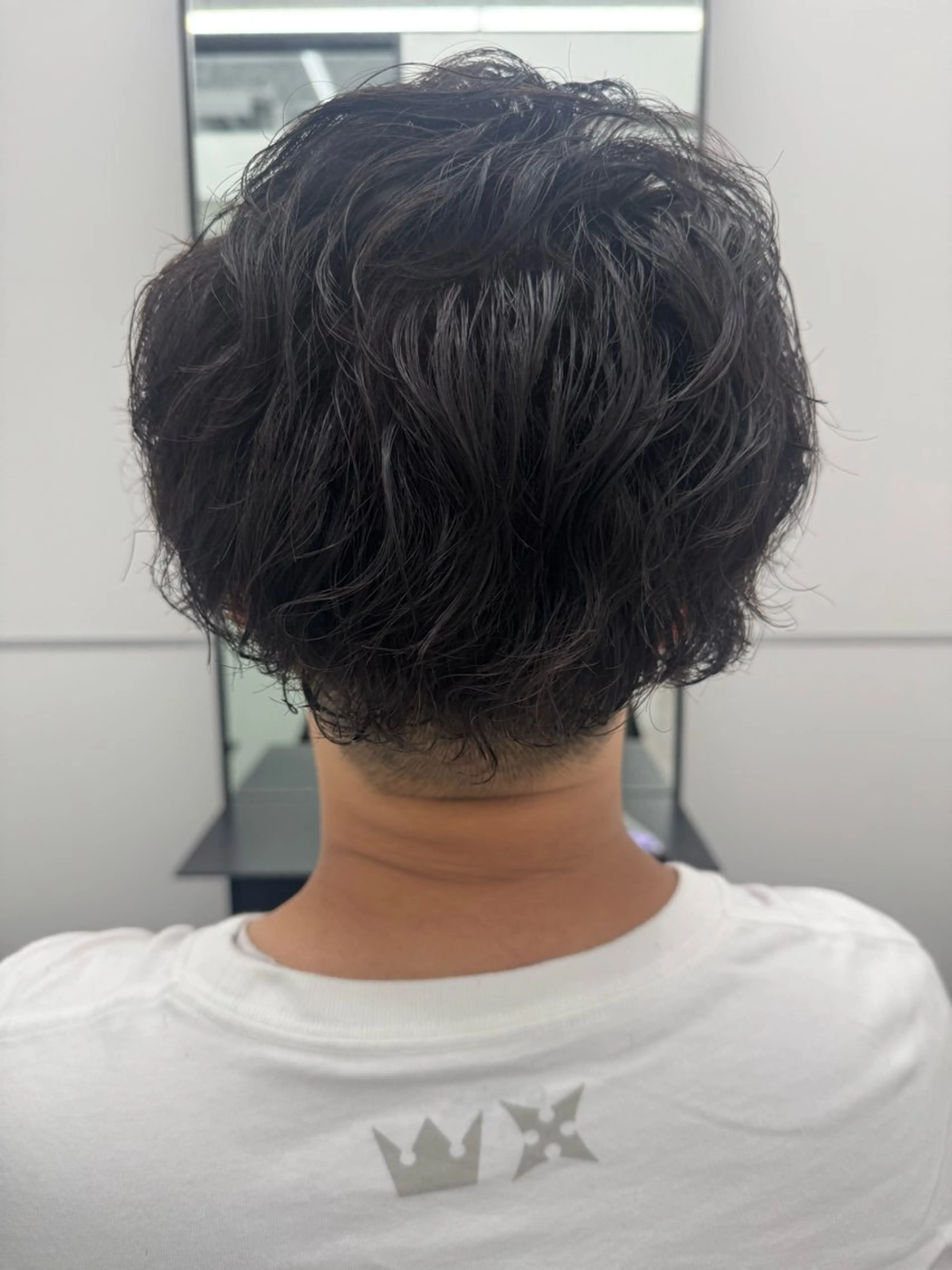 パーマ メンズ GO TODAY シェアサロン 銀座Arc店所属・デジタルパーマ🫧 韓国風ヘア🫧サクラのヘアスタイル