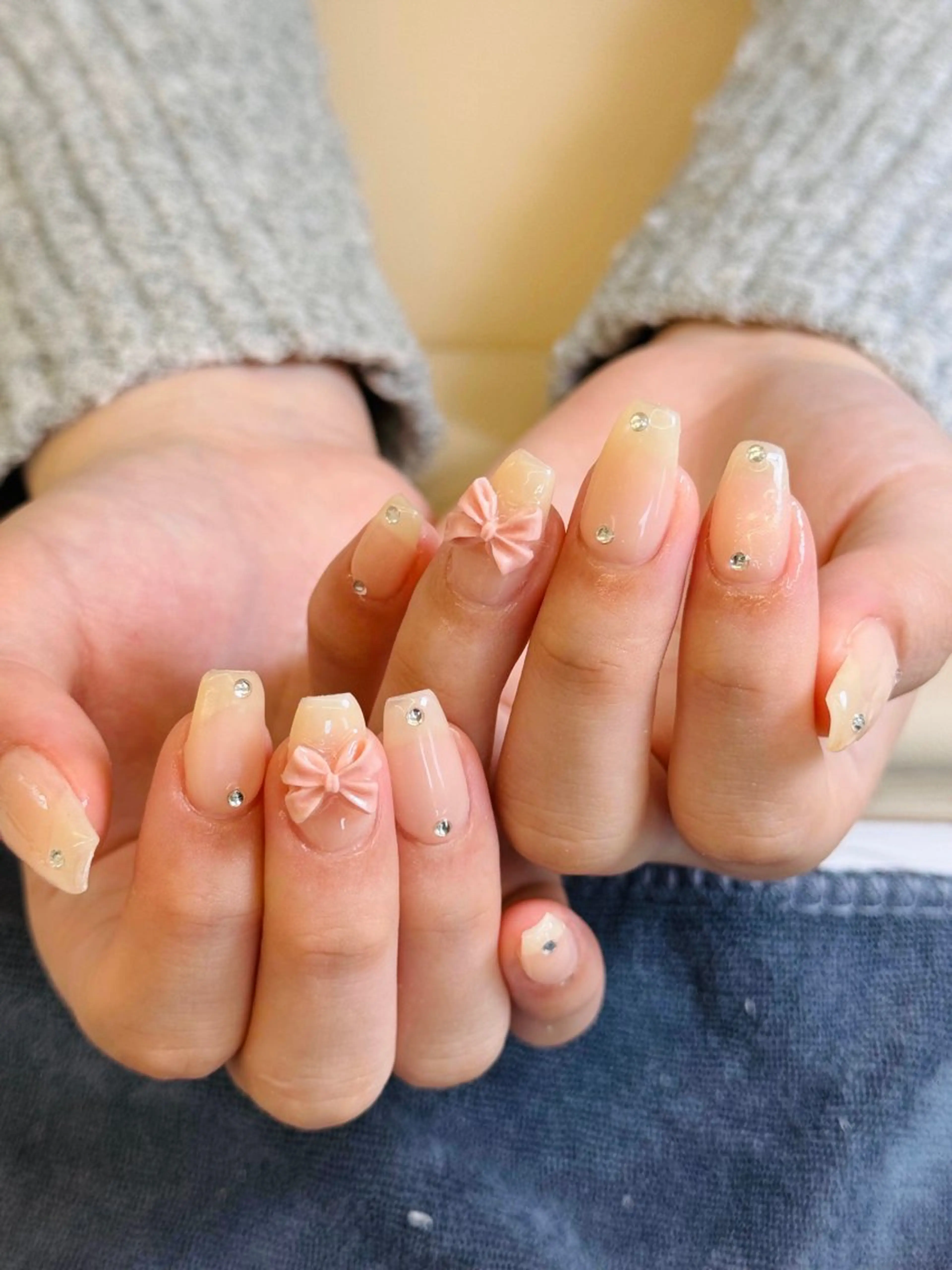 ネイル チークネイル 長さ出し フットネイル 韓国ネイル マグネットネイル Luxe Nailのネイルデザイン