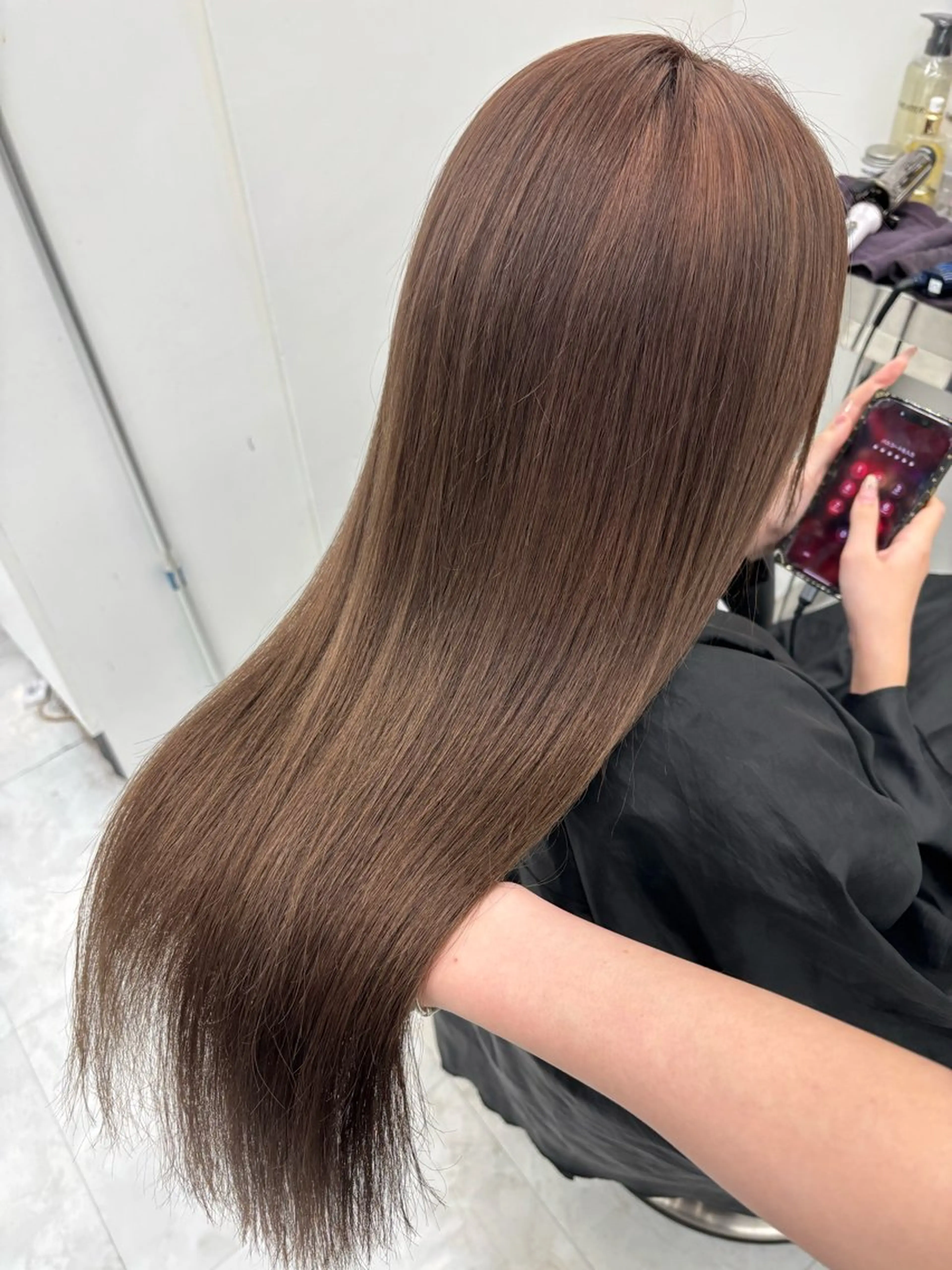 カラー ヘアカラー トリートメント Wカラー/暖色/べ ージュりく©︎🐝のヘアスタイル