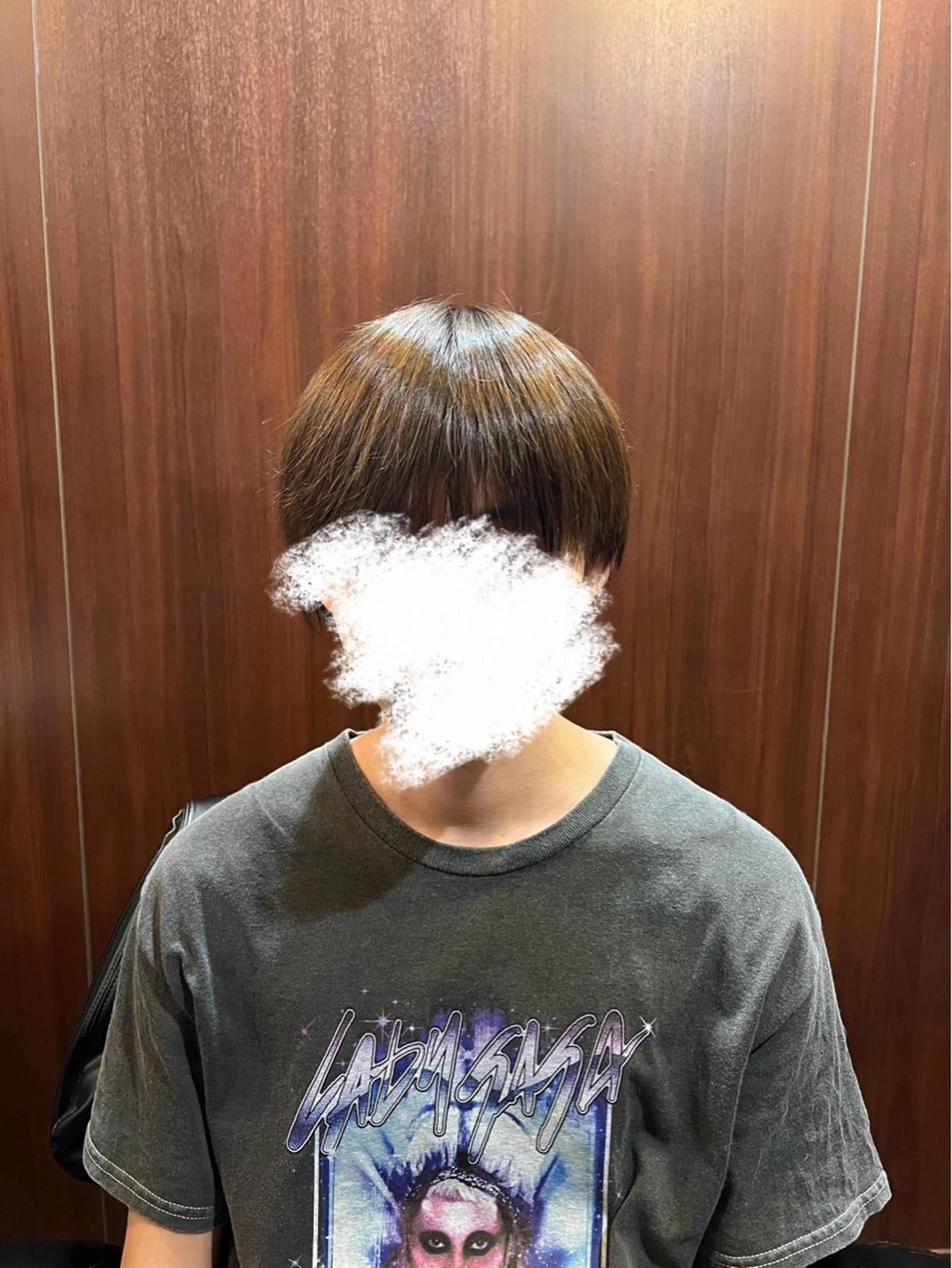 セミロング ウルフカット ヒロ銀座バーバーショップ丸の内所属・秋山 琳太のヘアスタイル