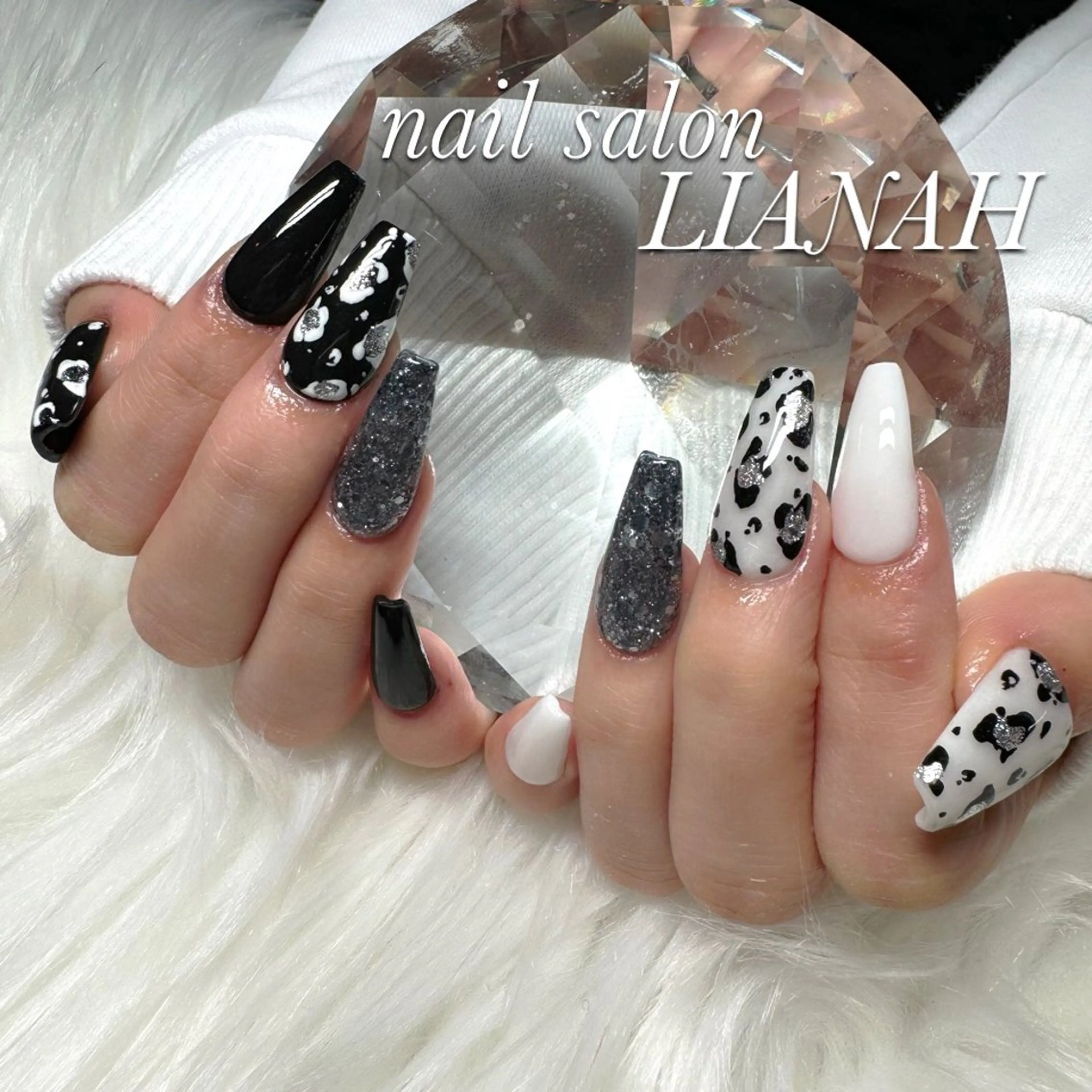 【GEL-Xスカルプ】 長さだし＋持ち込みデザイン(デザイン6本＋パーツ10本までOK)💗¥11,00の写真