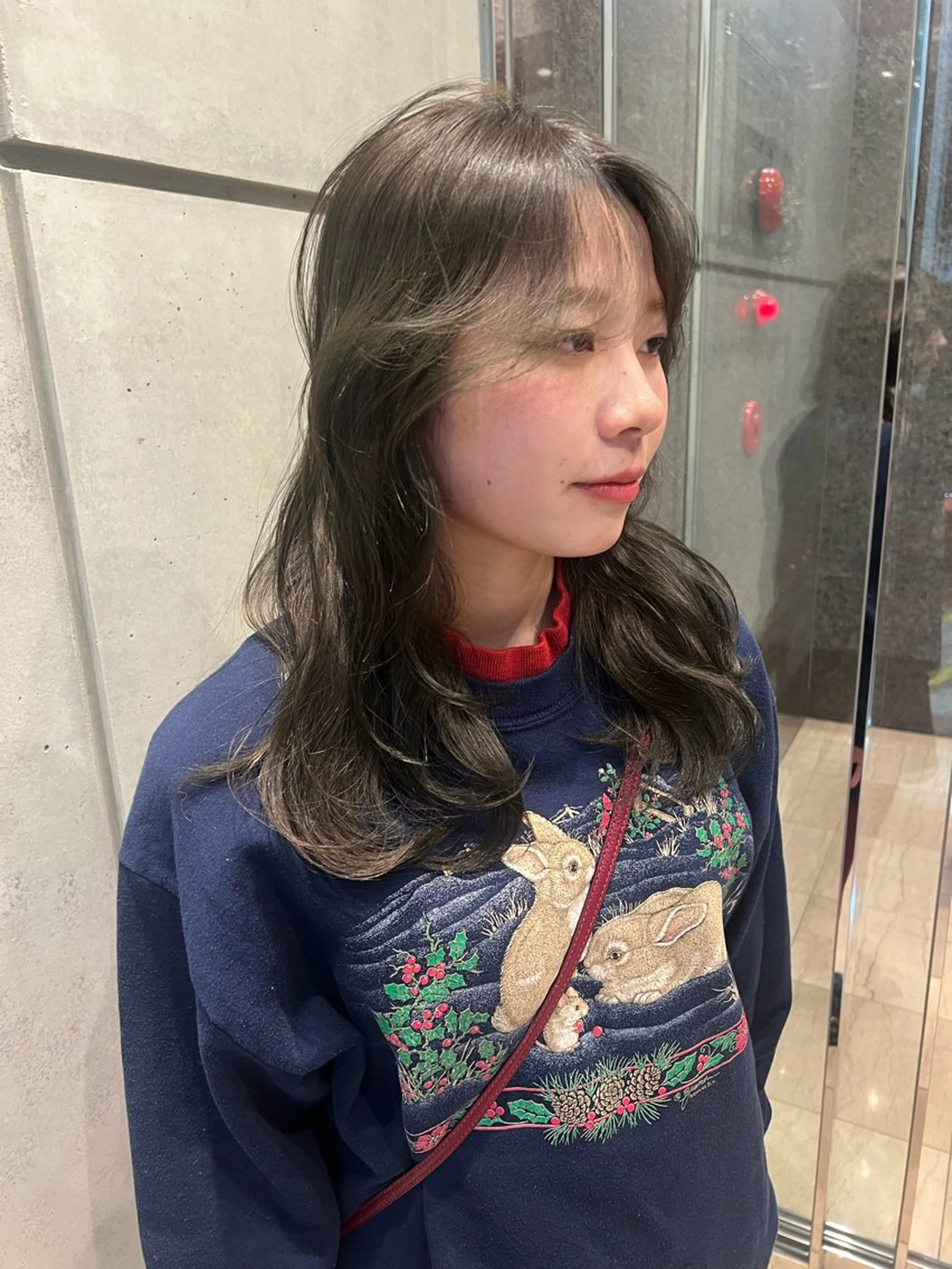 セミロング 名古屋美容室 Sopiリナのヘアスタイル