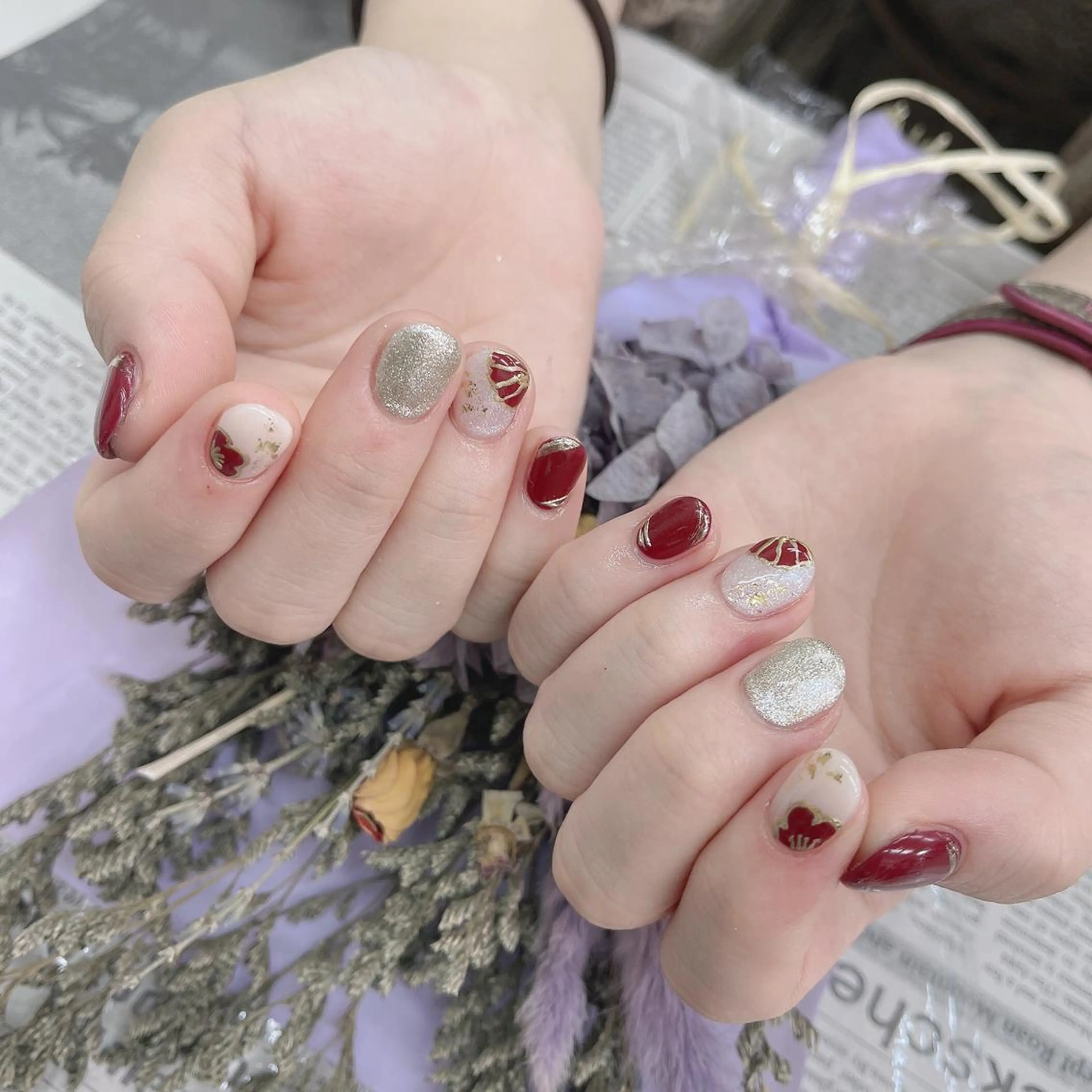 ネイル 🦋ネイルサロン ブラン🌈ゆりのネイルデザイン