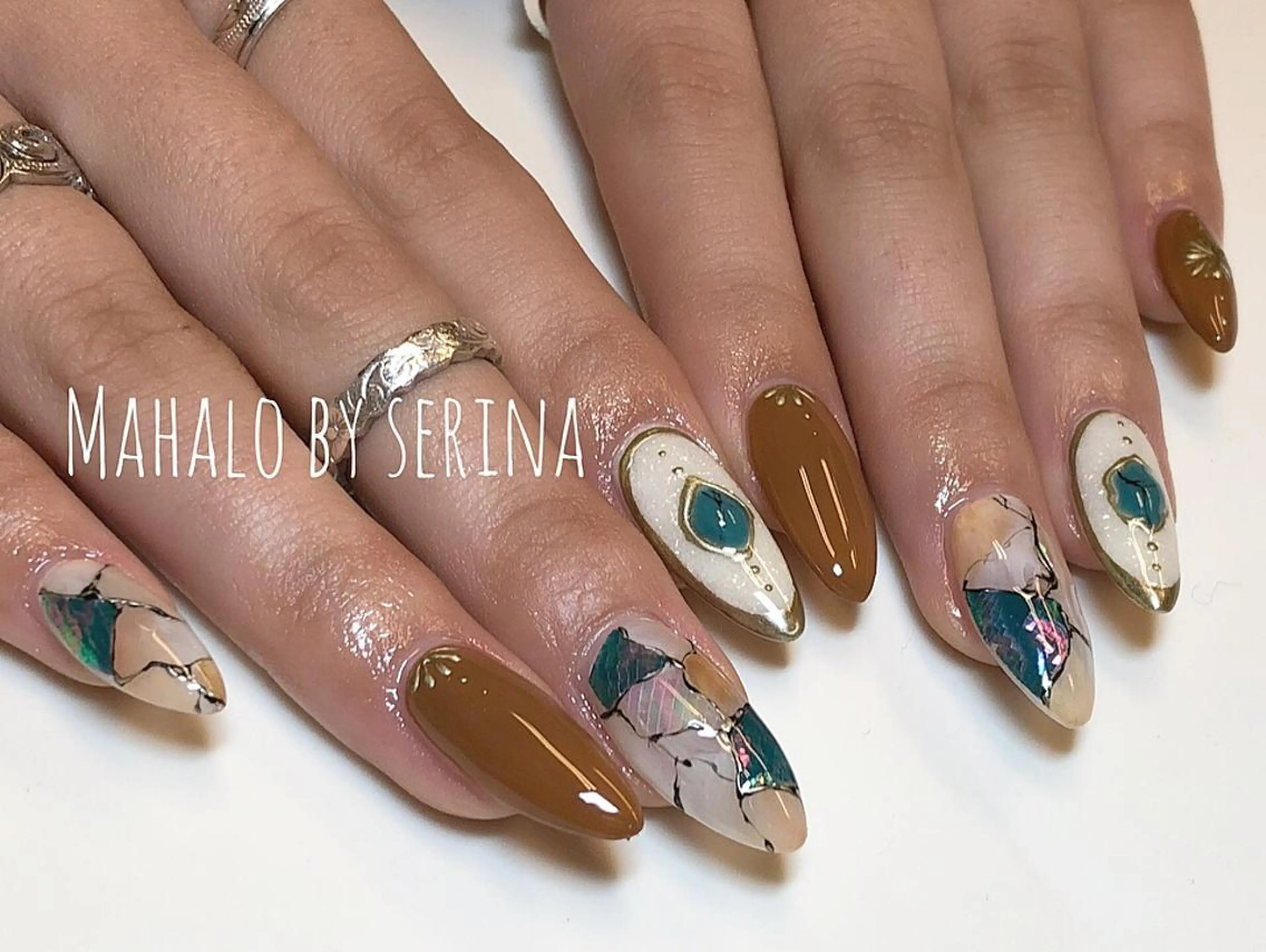 ロング カラー ネイル SUNNY BAE. SERINAのネイルデザイン