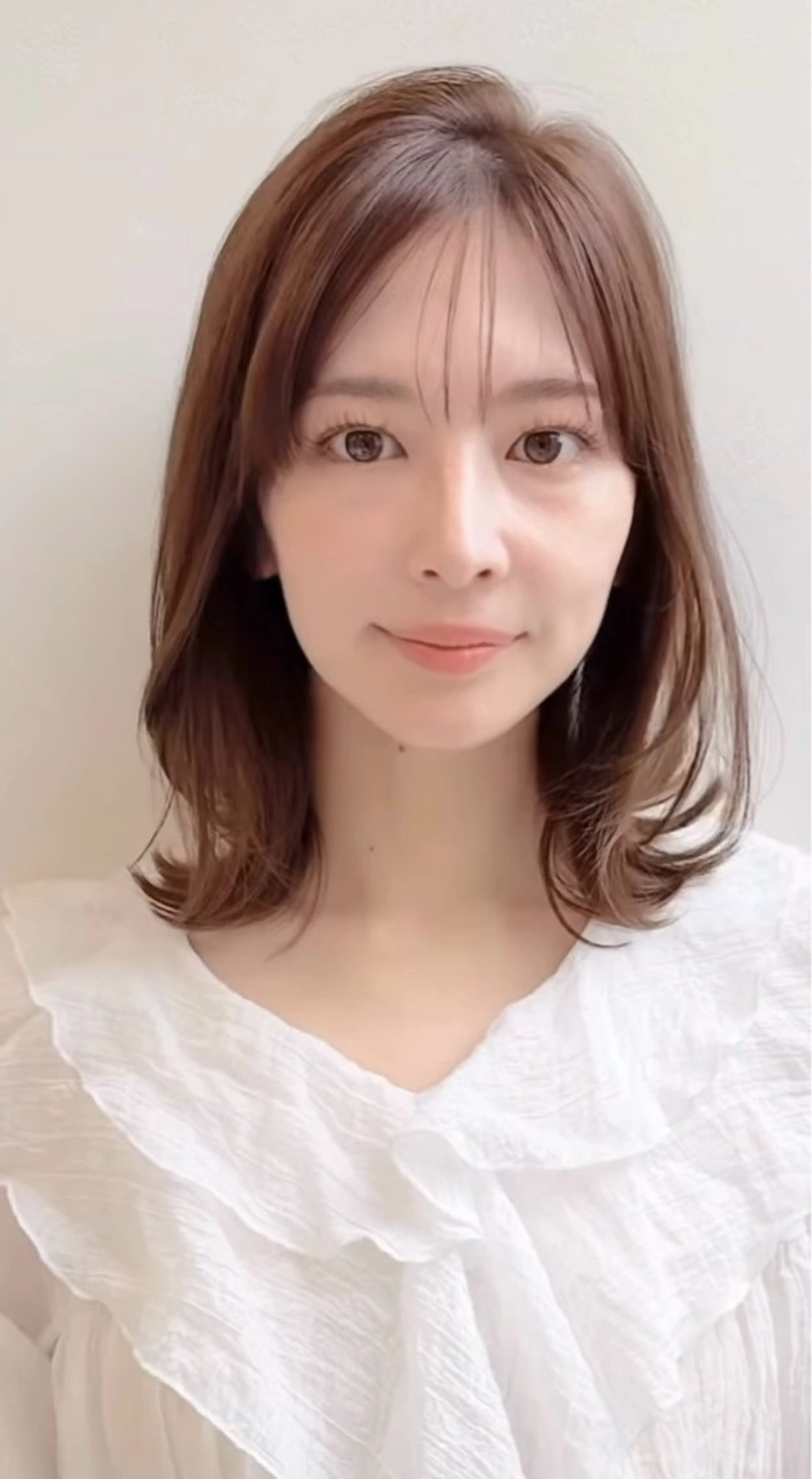 ミディアム 福島 諒のヘアスタイル