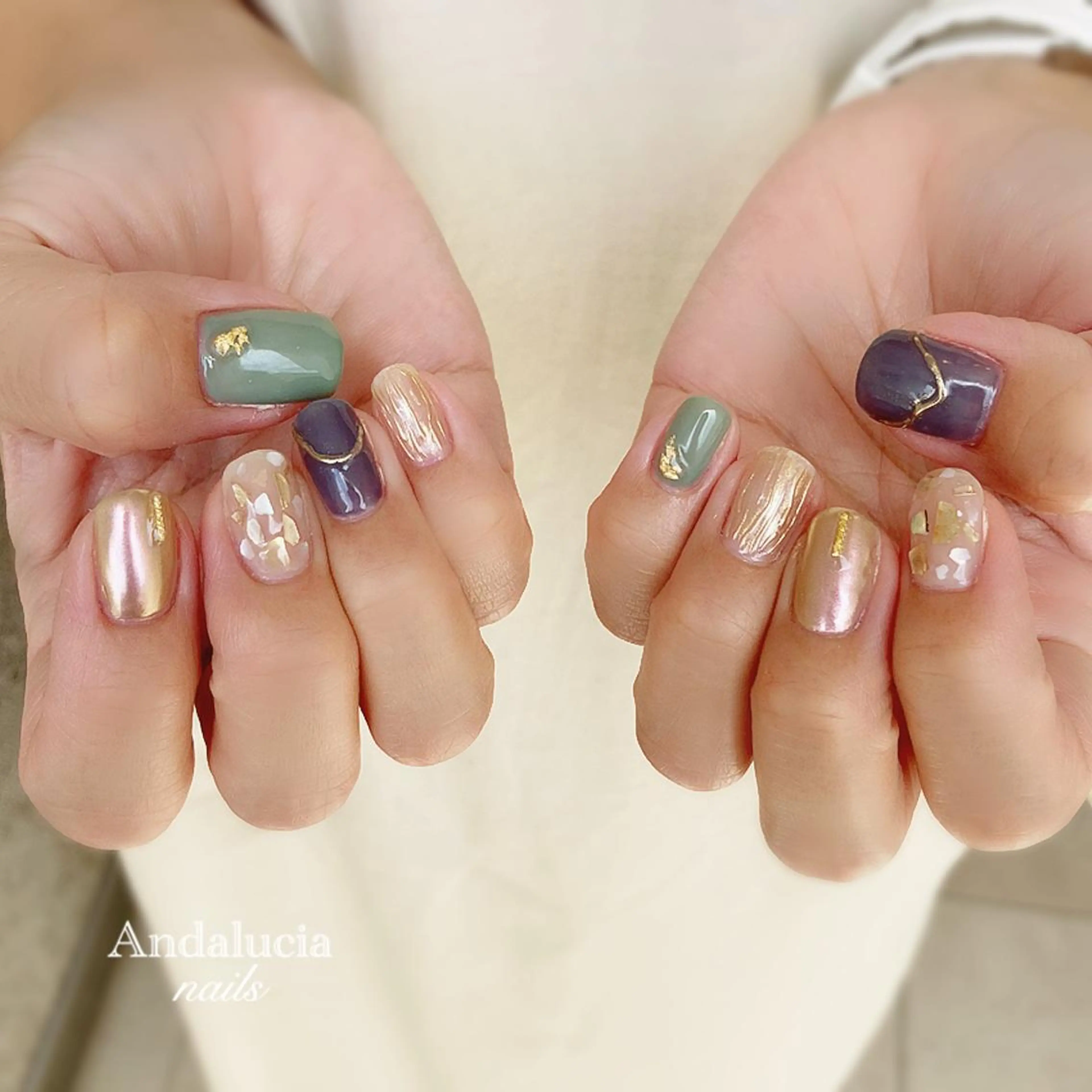 ネイル ニュアンスネイル Andalucia nailsのネイルデザイン